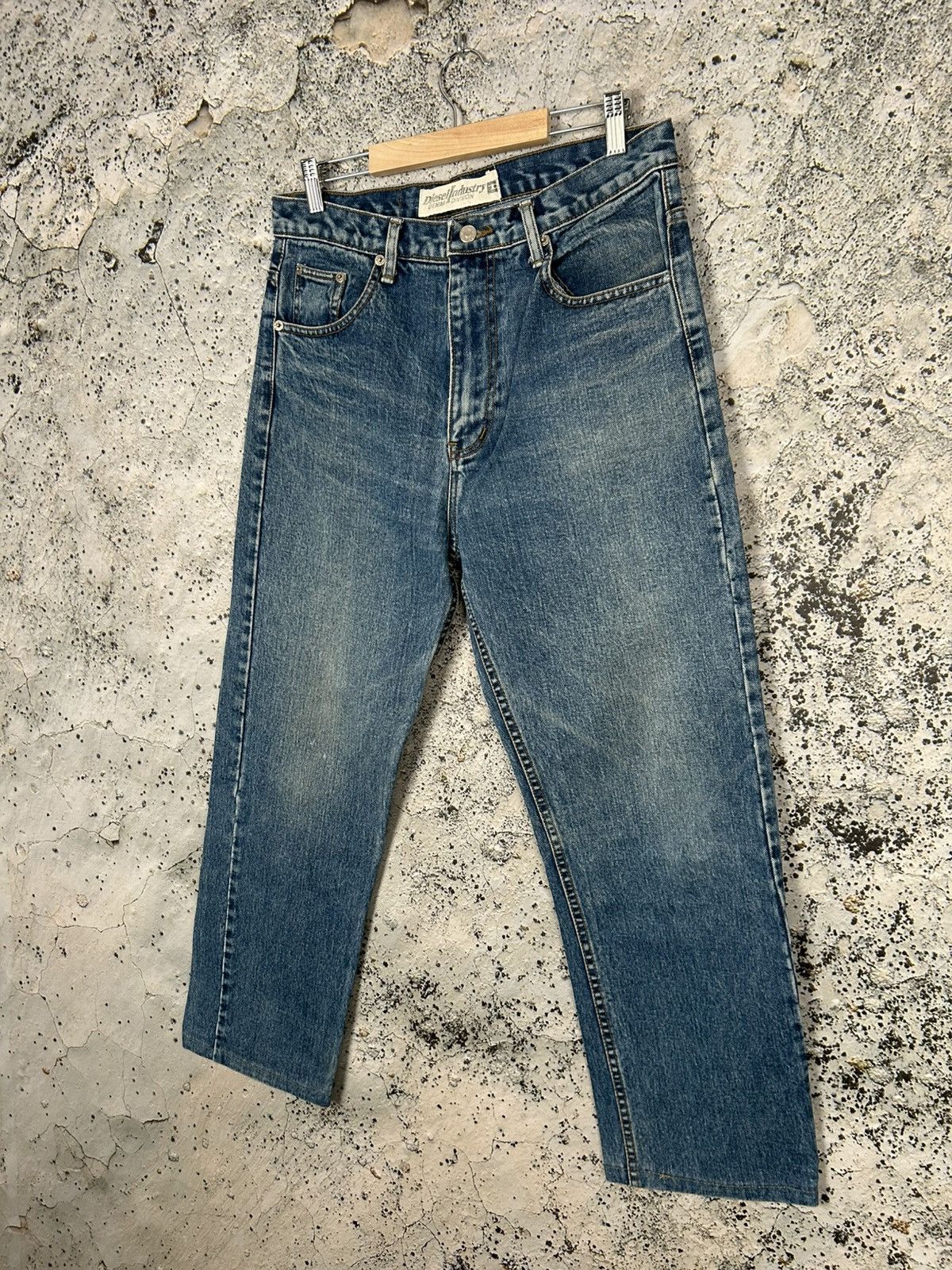 Diesel Vintage Diesel Industry Denim Division 90s Blue Grunge Size US 32 / EU 48 - 2 Thumbnail