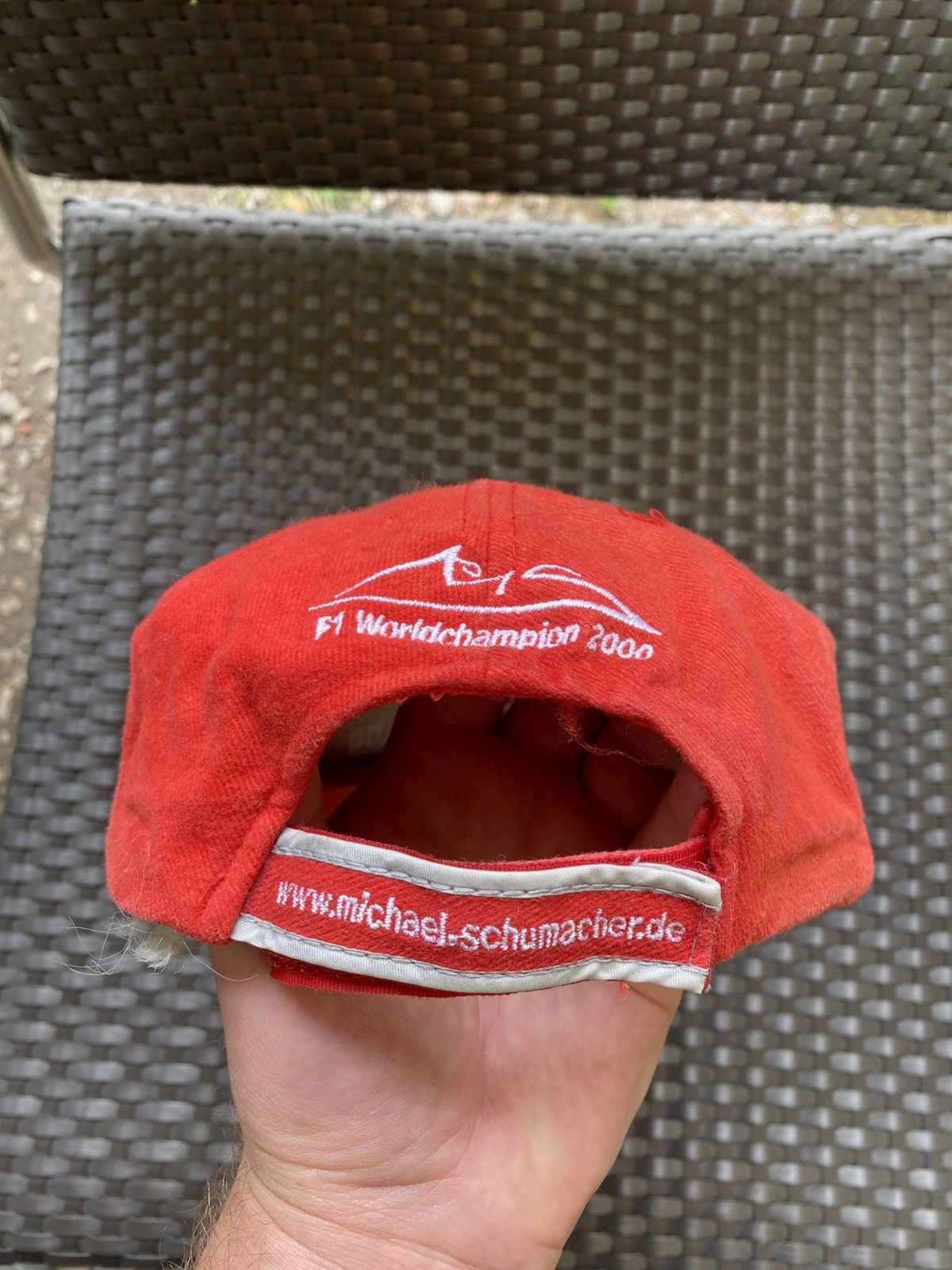 Ferrari Vintage Ferrari Michael Schumacher Cap Hat Marlboro Jaguar Size ONE SIZE - 6 Thumbnail