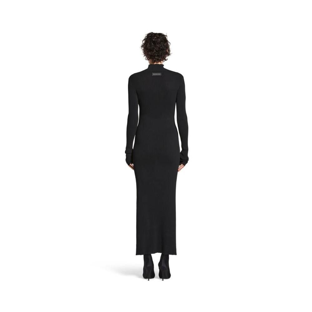Balenciaga o1bcso1str1124 Maxi Dress in Black Size S / US 4 / IT 40 - 4 Thumbnail
