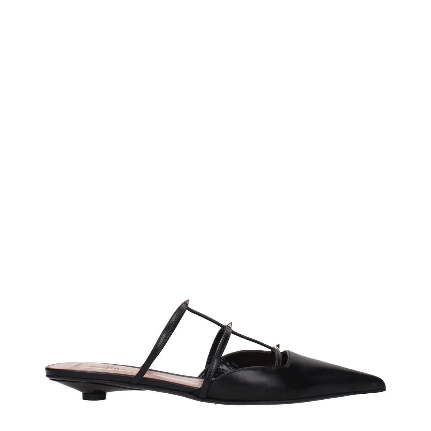 Valentino ob1o1e1224 Leather Sandals in Black Size US 6 / IT 36 - 1 Thumbnail