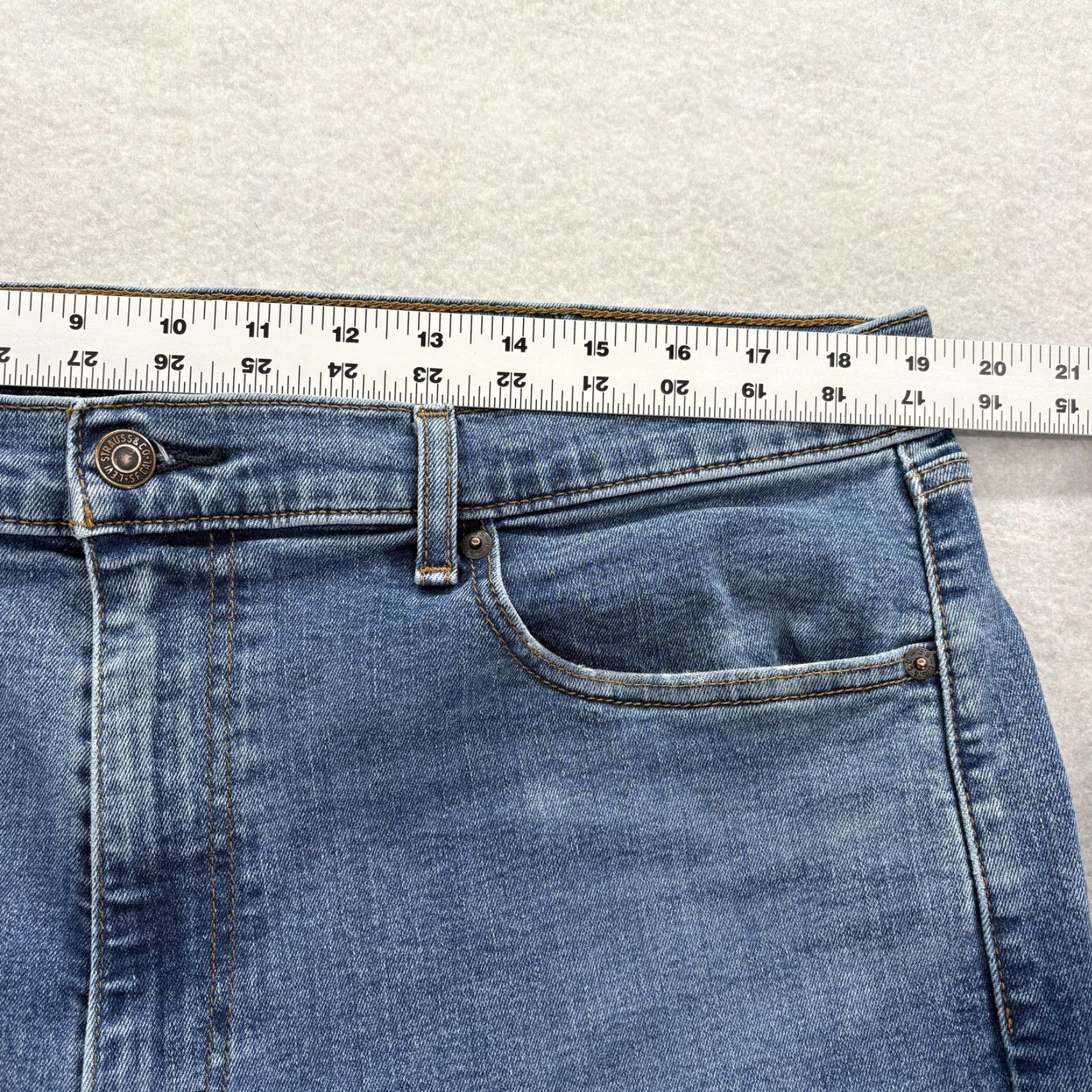 Levi's Levi's 506 Jeans Mens W38 L32 Blue Straight Stretch Denim Medium Wash Casual Size US 38 / EU 54 - 7 Thumbnail