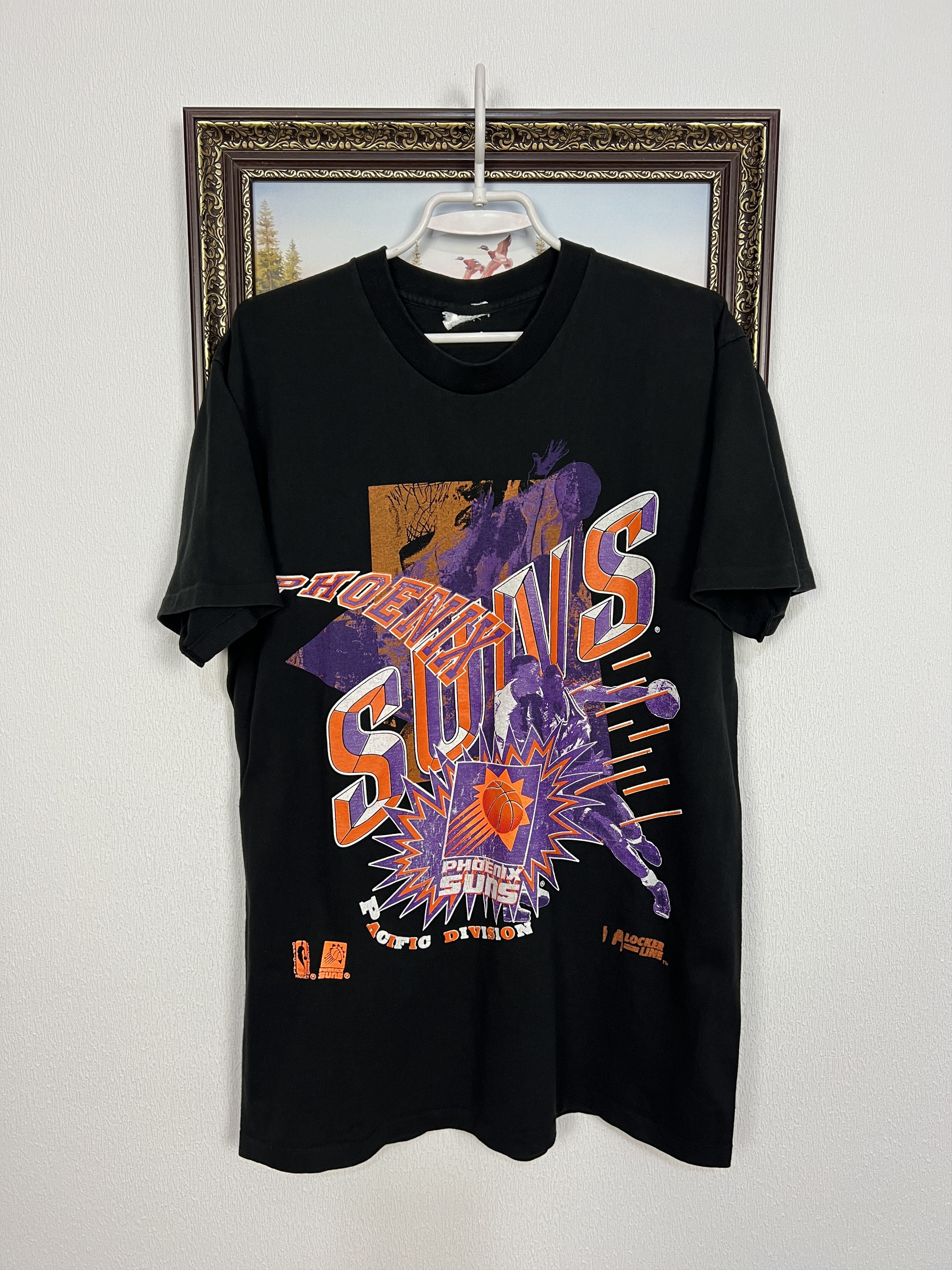Vintage Phoenix Suns NBA Over Print Shirt Tee Jersey Rare Size US L / EU 52-54 / 3 - 1 Thumbnail
