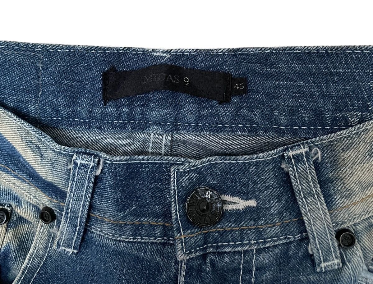 If Six Was Nine Vintage Japanese Brand Midas Flared Jeans 1990s Size US 40 / EU 56 - 10 Thumbnail