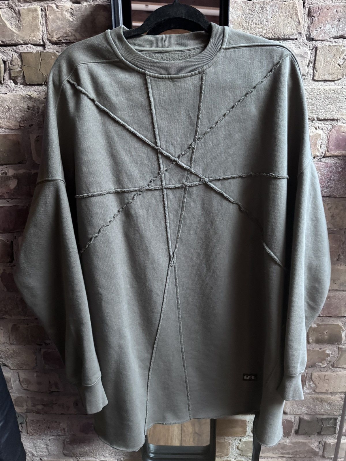 Rick Owens Drkshdw Rick Owens Pentagram Crater Sweater | Grailed