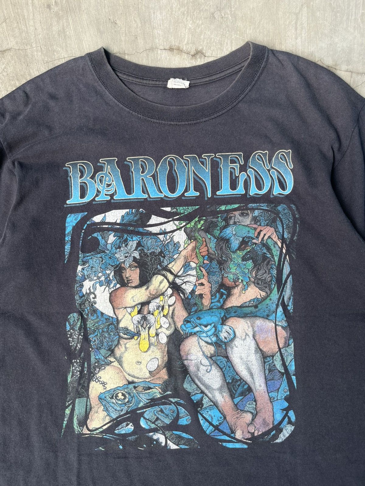 Band Tees Baroness - Blue Record Tee Size US L / EU 52-54 / 3 - 2 Thumbnail
