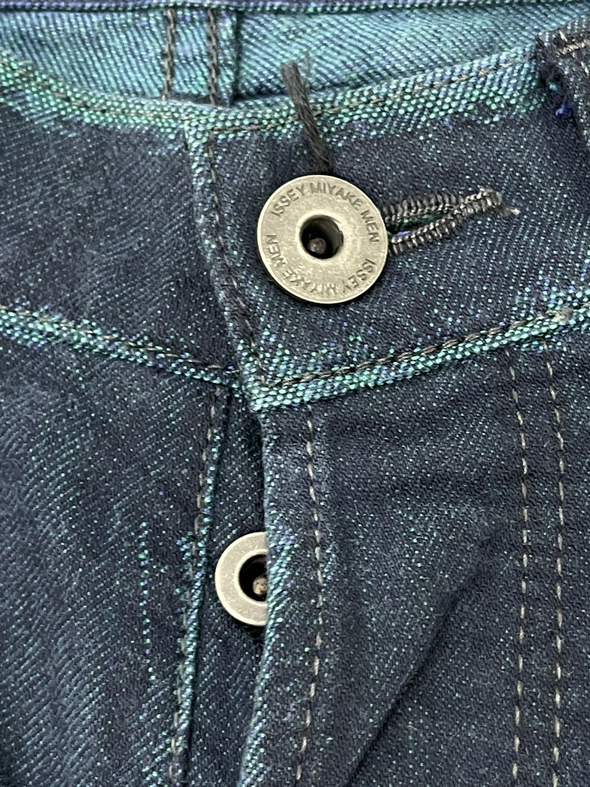 Issey Miyake Whiskered Laser Issey Miyake Men Slim Jeans 6🟦8 Size US 32 / EU 48 - 20 Thumbnail