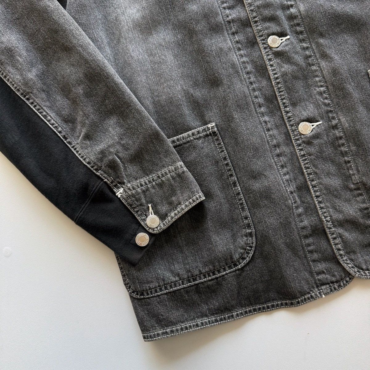 Undercover AW03 Paper Doll Hybrid Reconstructed Denim Chore Jacket Size US M / EU 48-50 / 2 - 10 Thumbnail