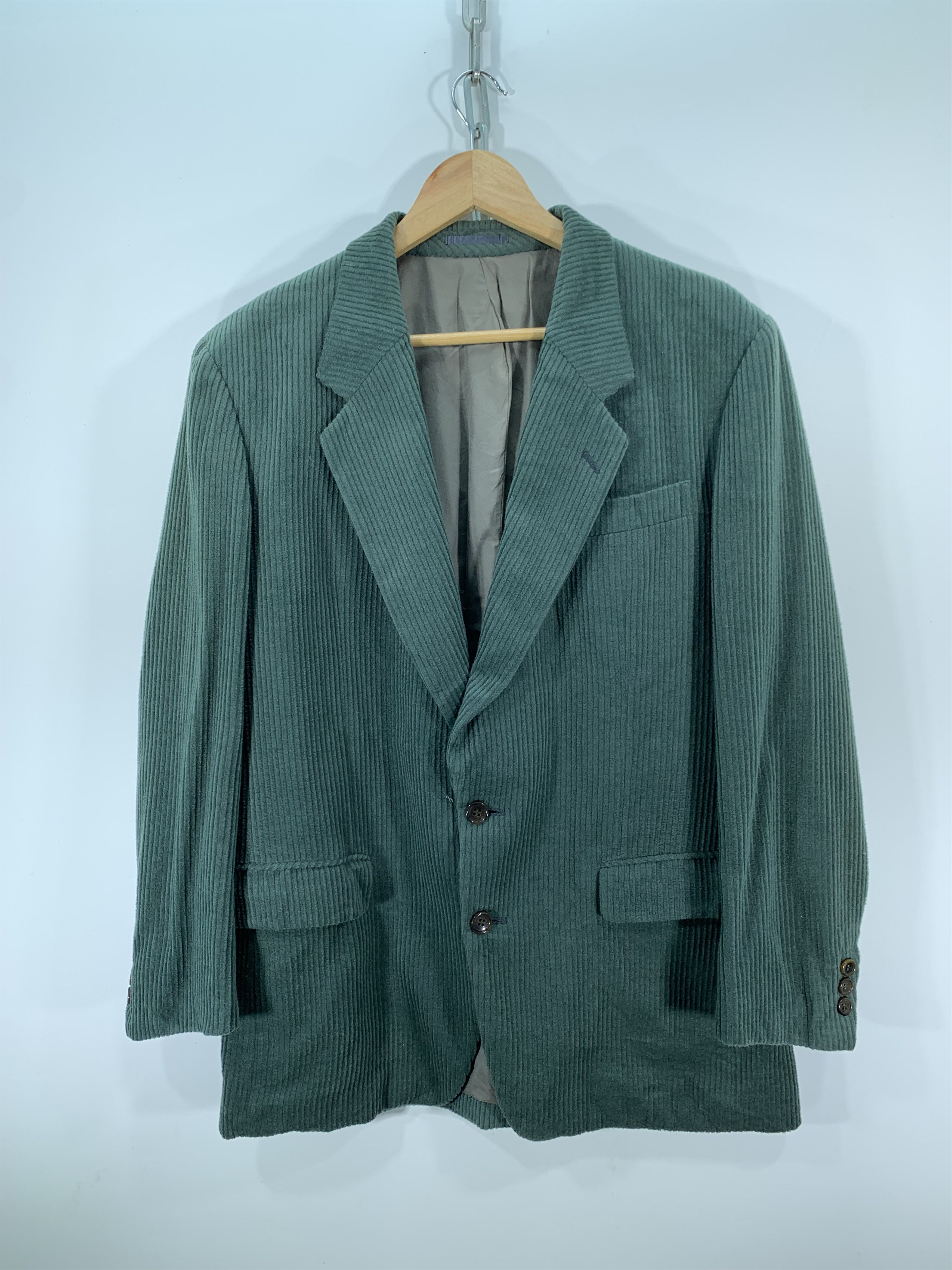 Designer × Lanvin Lanvin Couduroy Olive Size US M / EU 48-50 / 2 - 1 Thumbnail