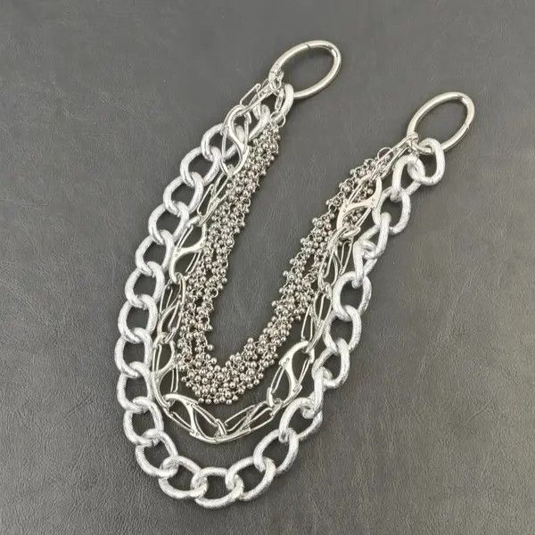 VIBE Heavy-Duty Cuban Link Hip-Hop Pants Chain Size ONE SIZE - 7 Thumbnail