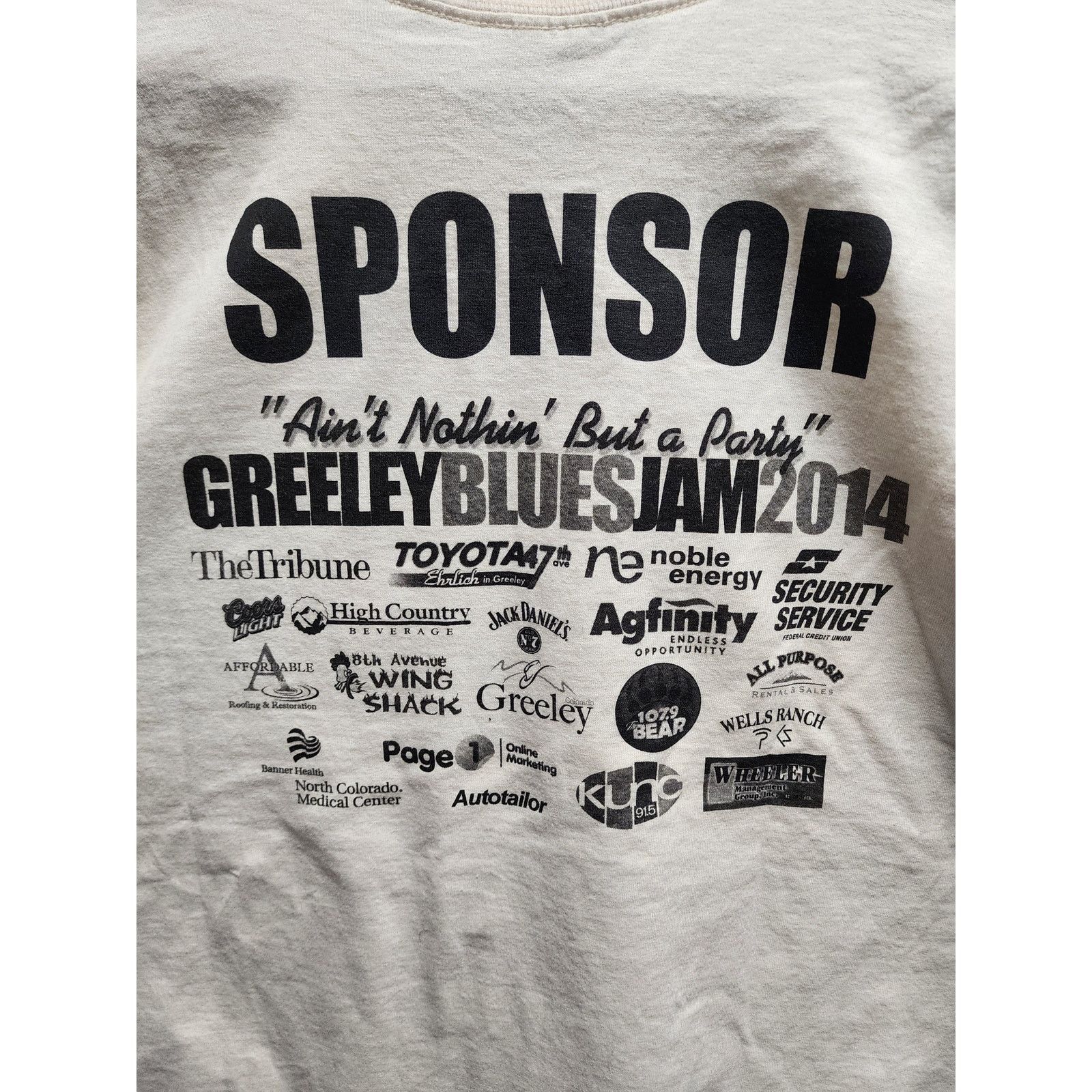 Gildan Greeley Blues Jam Shirt 10th Anniversary XL Concert Tee Size US XL / EU 56 / 4 - 5 Thumbnail