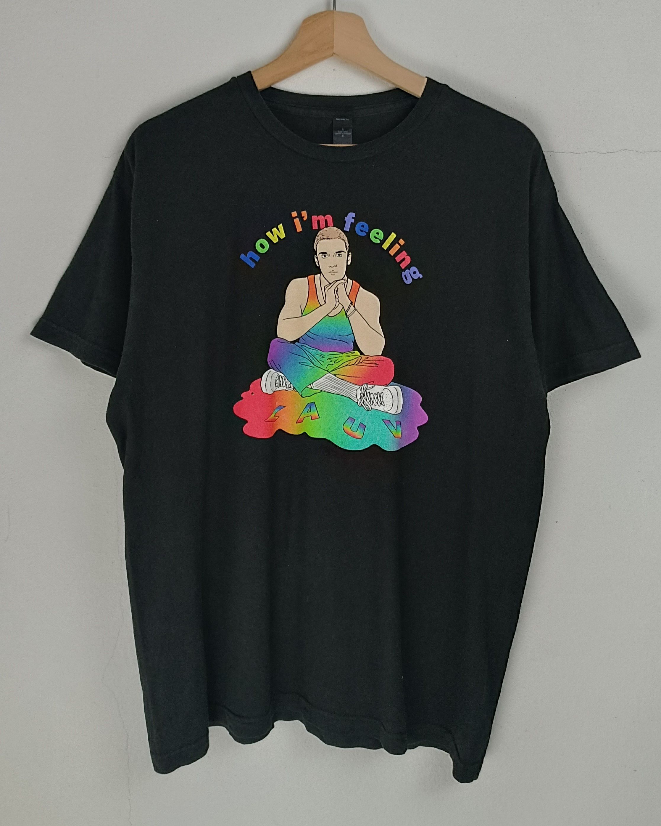 Other LAUV "HOW I'M FEELING" PROMO TEE ( troye keshi sam smith ) Size US L / EU 52-54 / 3 - 3 Thumbnail