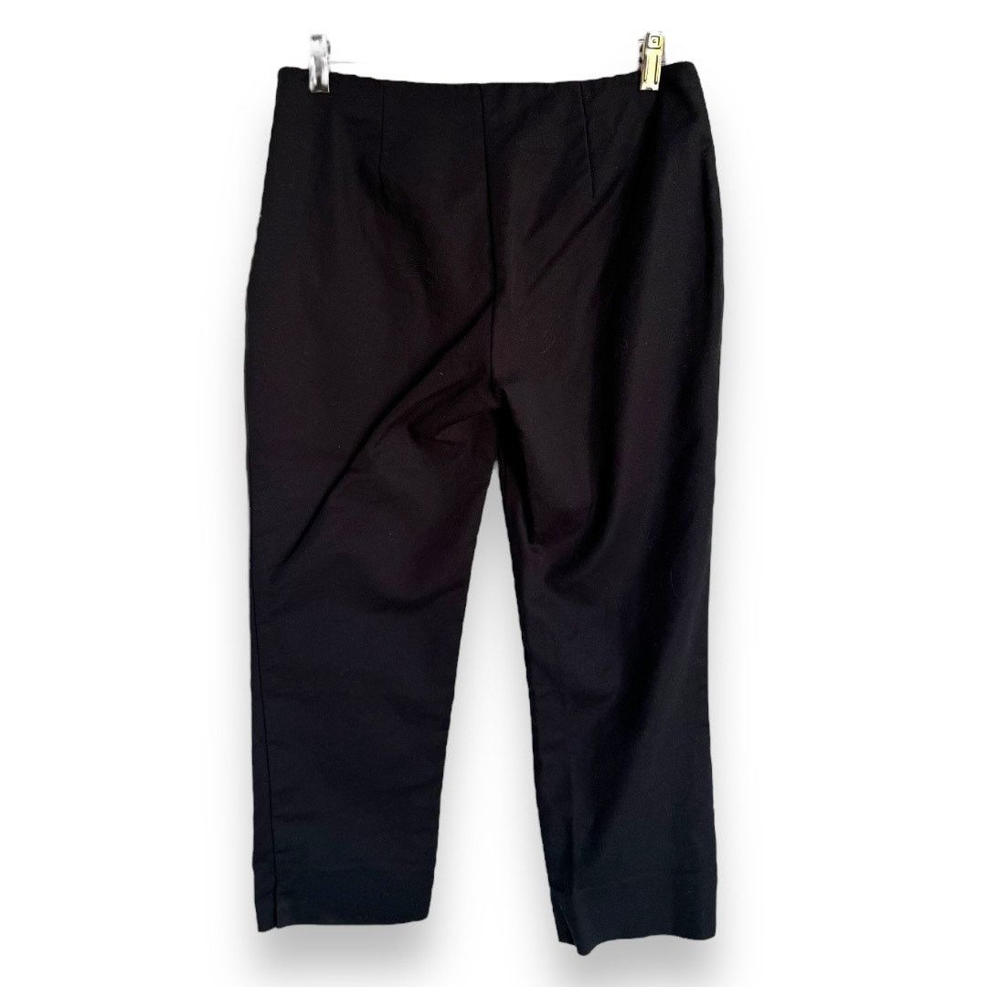 Chicos Chico's Womens Pants Sz 0 S 4 Black Pixie Crop Tapered Pants Size 27" / US 4 / IT 40 - 3 Thumbnail