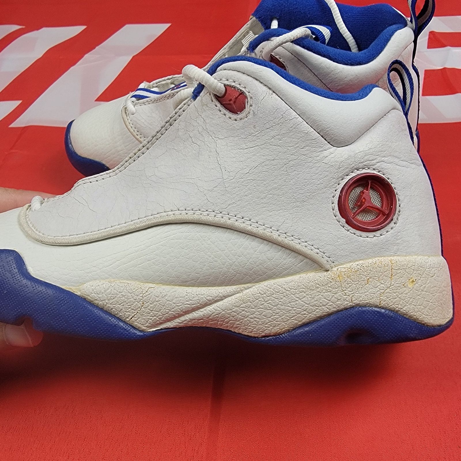 Jordan Brand Jordan Jumpman Quick 'White Sport Royal' (GS) Sz 4Y 308294 Size US 5.5 / IT 35.5 - 5 Thumbnail