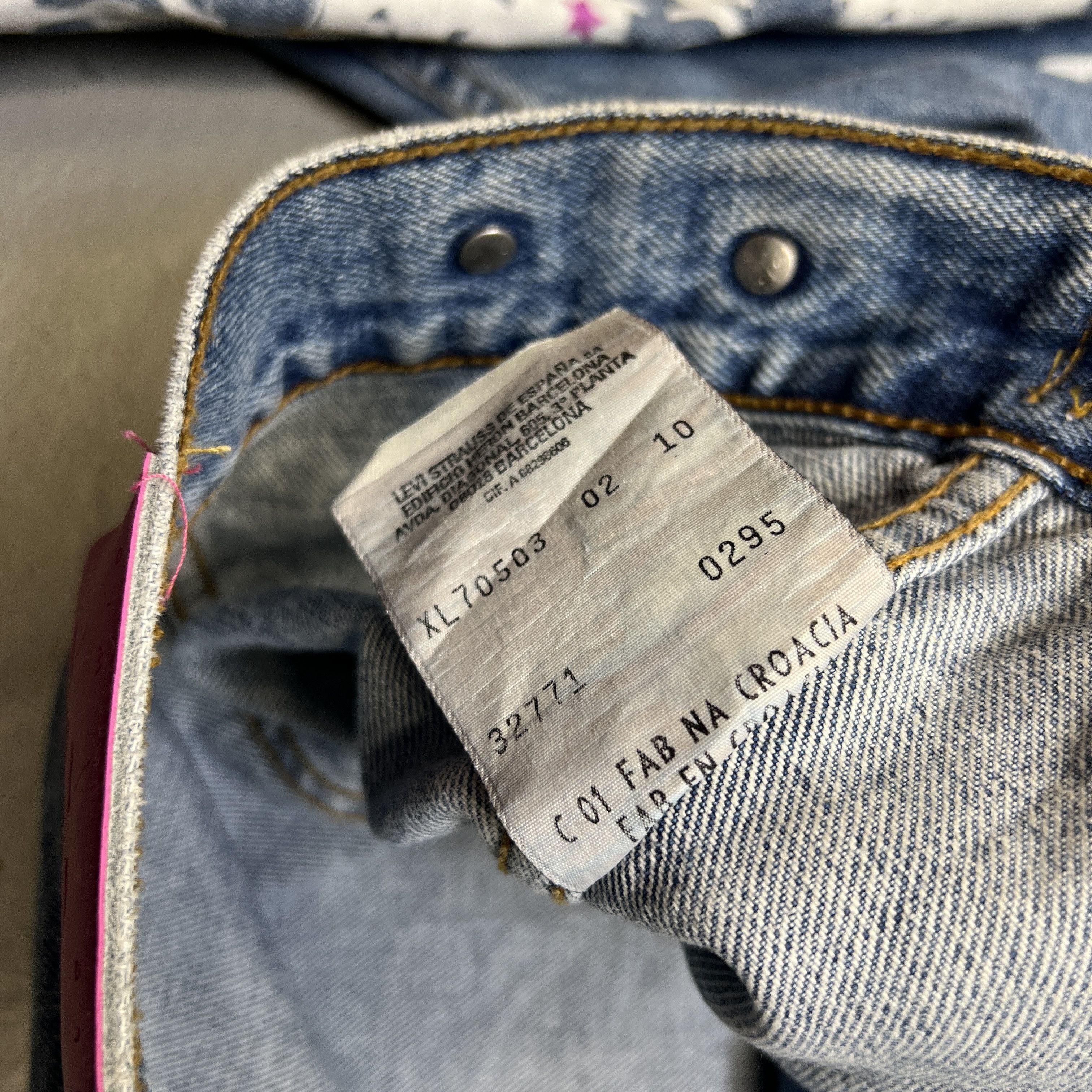 Sp5der Sp5der web denim jean jacket Size US XL / EU 56 / 4 - 9 Thumbnail