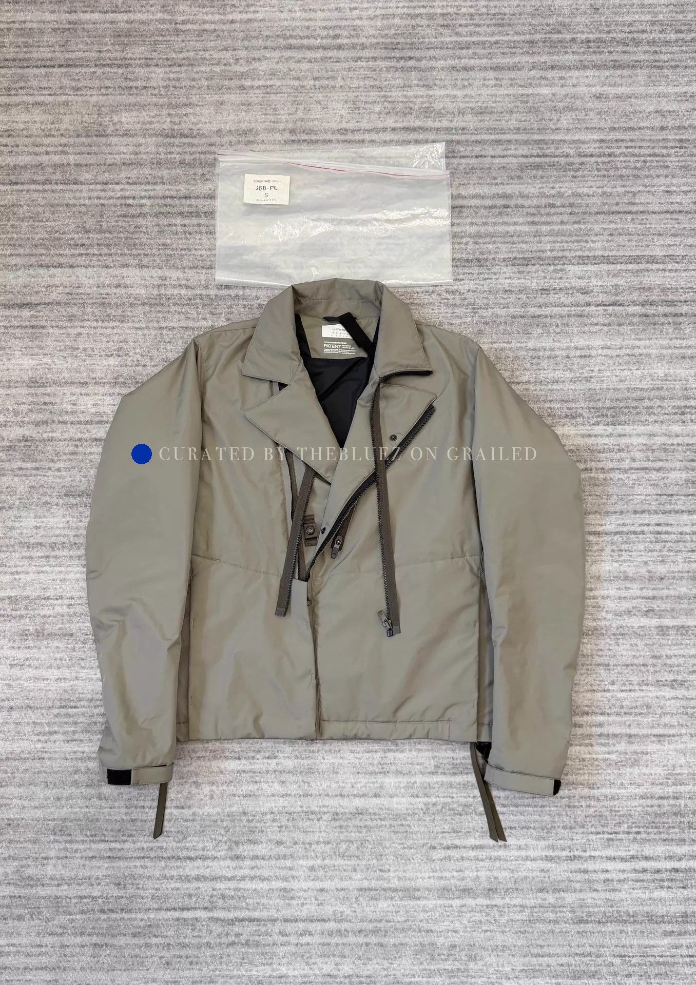 Acronym Alpha Green Puffer with Biker Collar Size US S / EU 44-46 / 1 - 1 Thumbnail