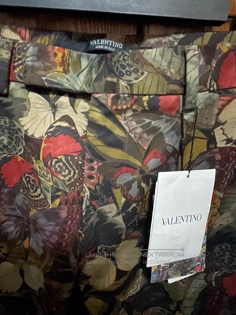 Valentino Valentino Flower butterfly slacks Size 44S - 5 Thumbnail