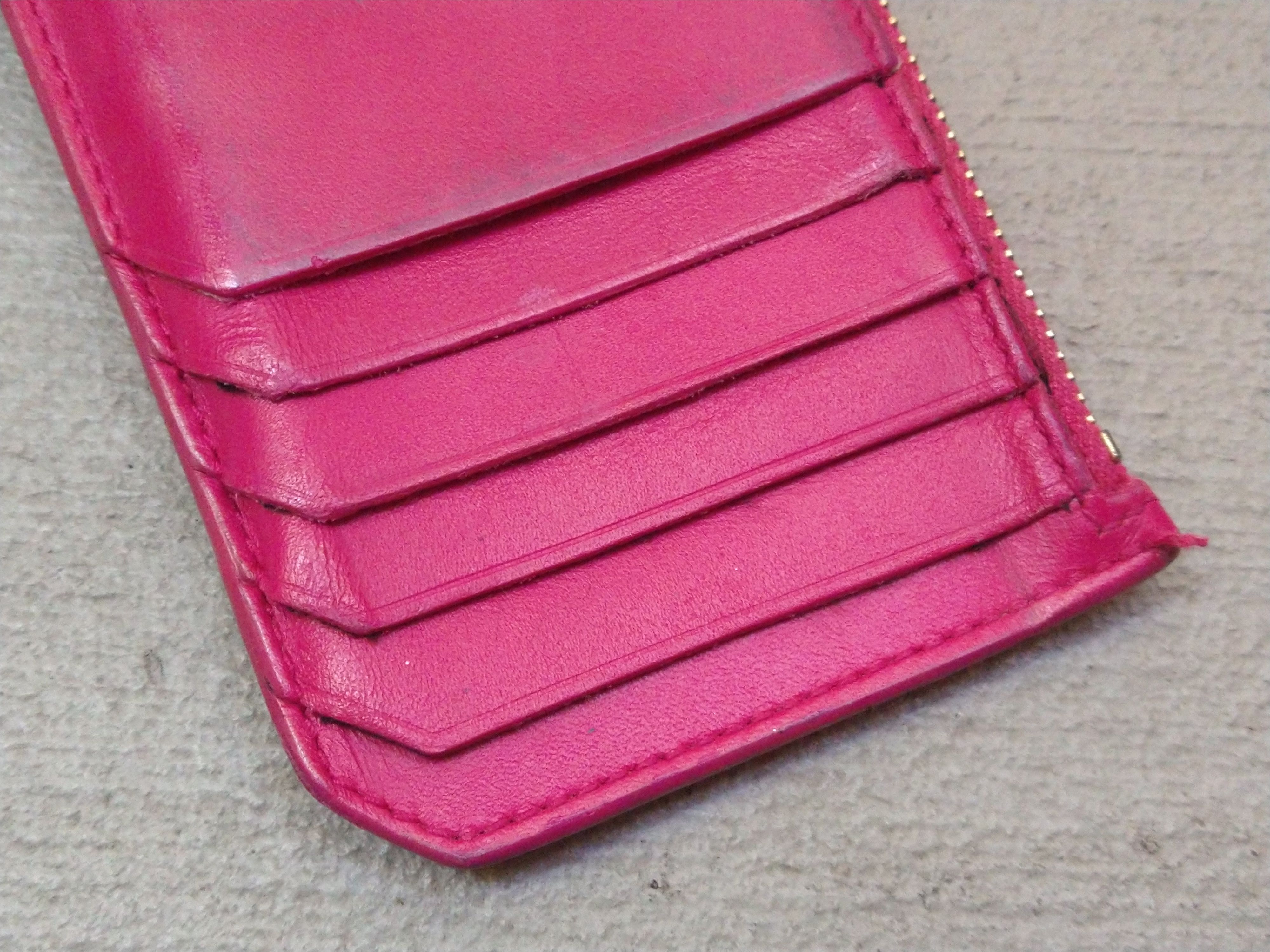 Saint Laurent Paris Saint Laurent Paris Wallet Cardholder Pink Leather SLP YSL Size ONE SIZE - 9 Thumbnail