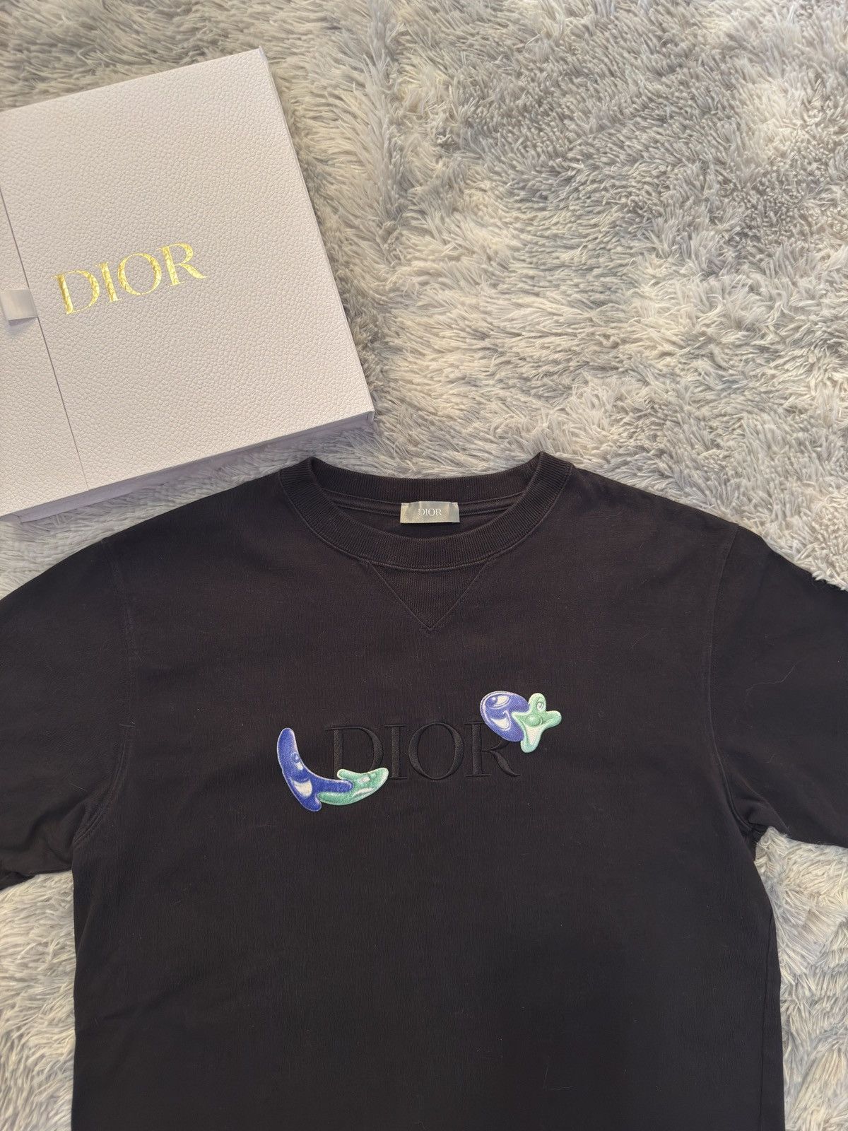 Dior Dior x Kenny Scharf “Cosmic Faces” T-Shirt FW20 Size XS Size US S / EU 44-46 / 1 - 2 Thumbnail