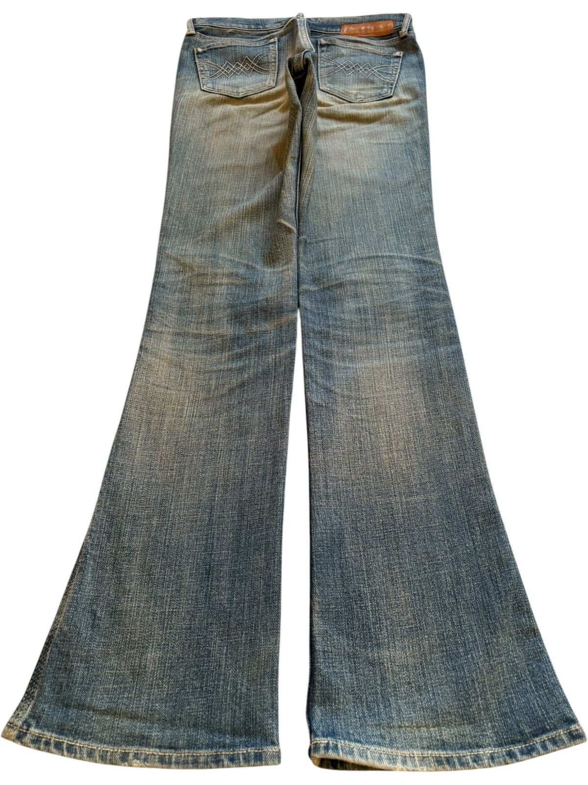 Japanese Brand × OMNIGOD Vintage Japanese Omnigod Mud Wash Bootcut Flare Jeans Size 27" / US 4 / IT 40 - 2 Thumbnail