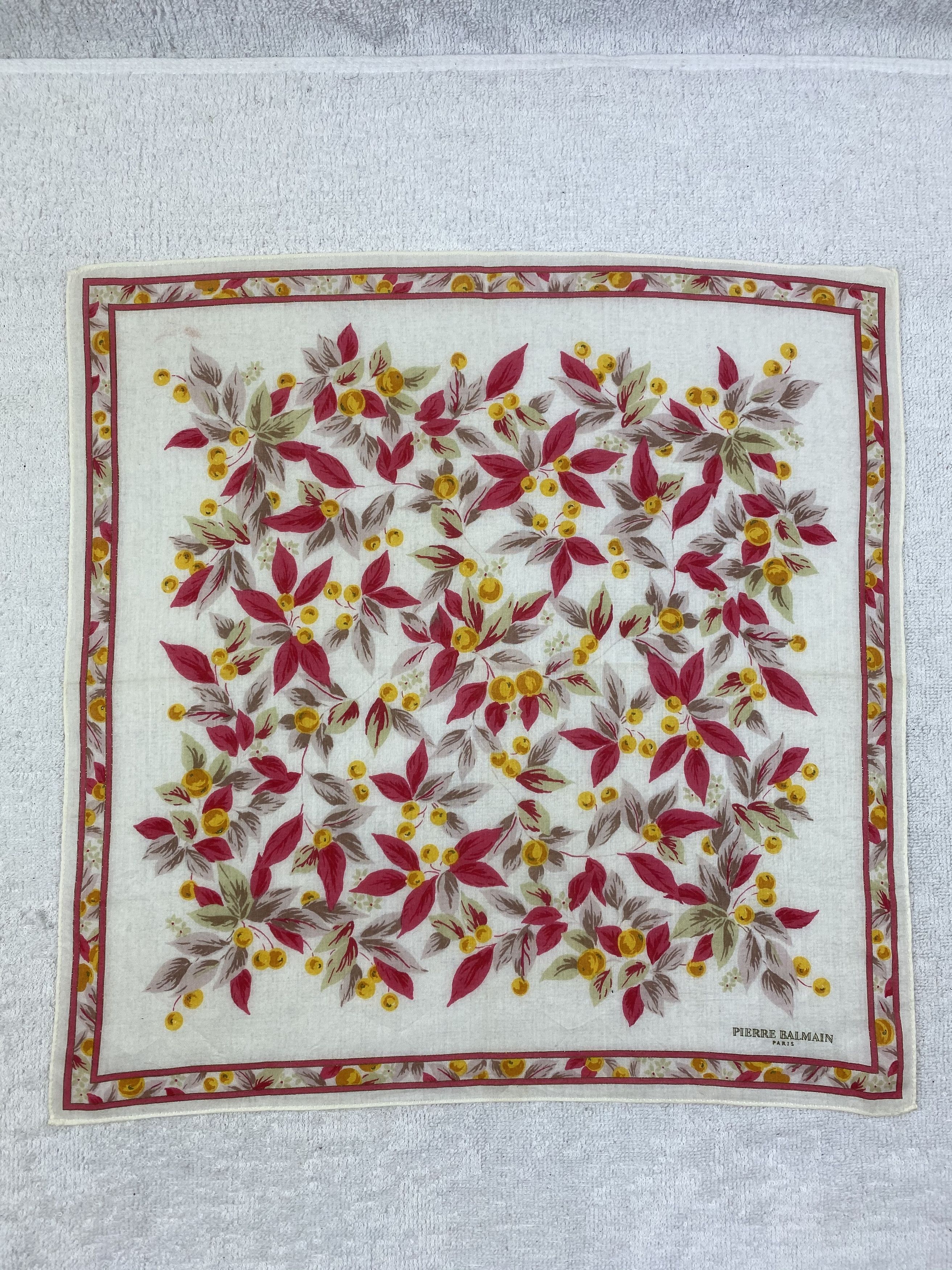 Pierre Balmain × Vintage Pierre Balmain Handkerchief / Bandana / Neckerchief Size ONE SIZE - 3 Thumbnail