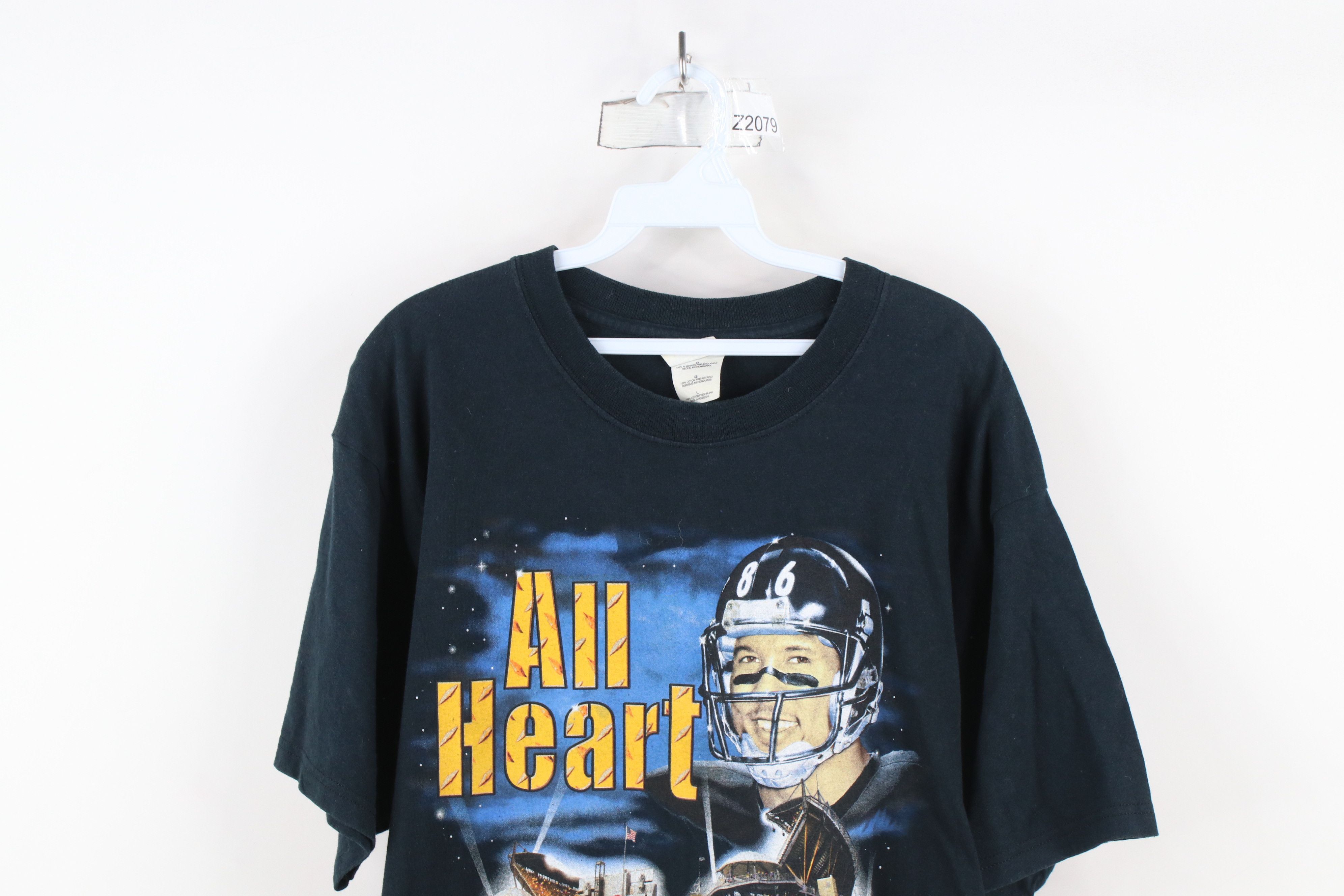 Vintage Vintage Y2K 2004 Ward Pittsburgh Steelers Football T-Shirt Size US L / EU 52-54 / 3 - 2 Thumbnail