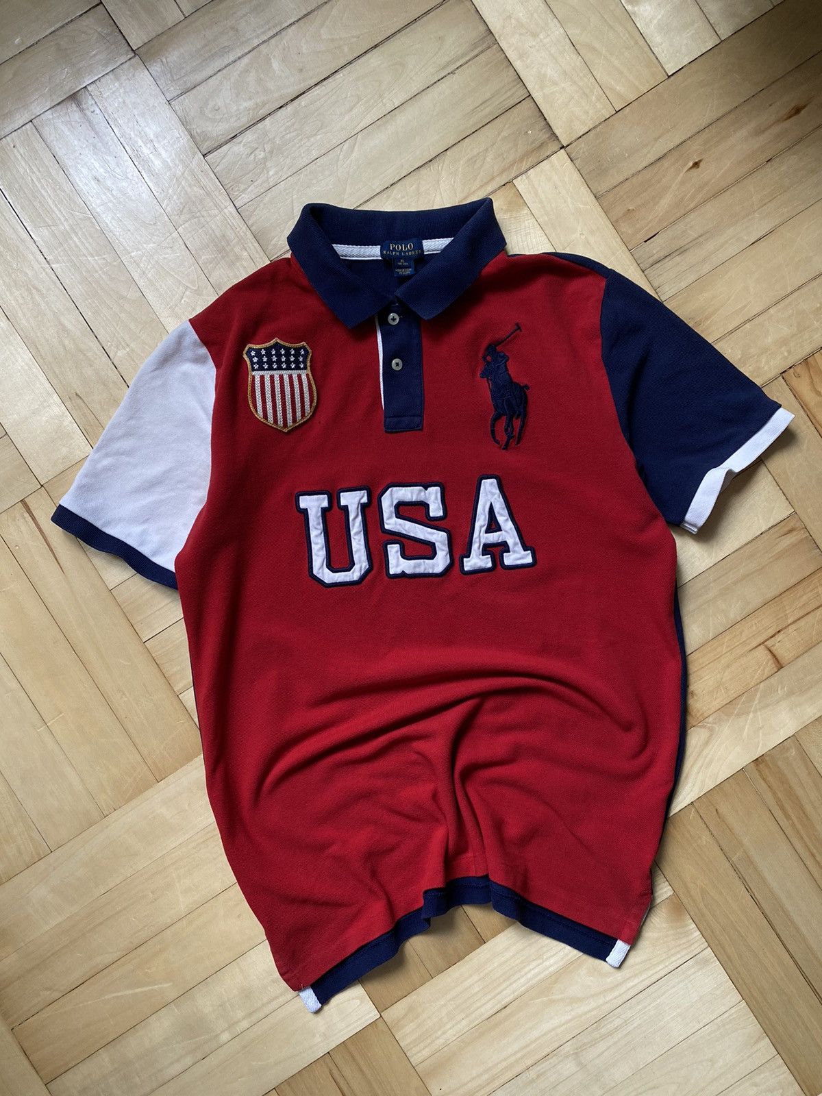 Polo Ralph Lauren × Vintage Polo Ralph Lauren Big Logo USA Very Rare Size US S / EU 44-46 / 1 - 1 Thumbnail