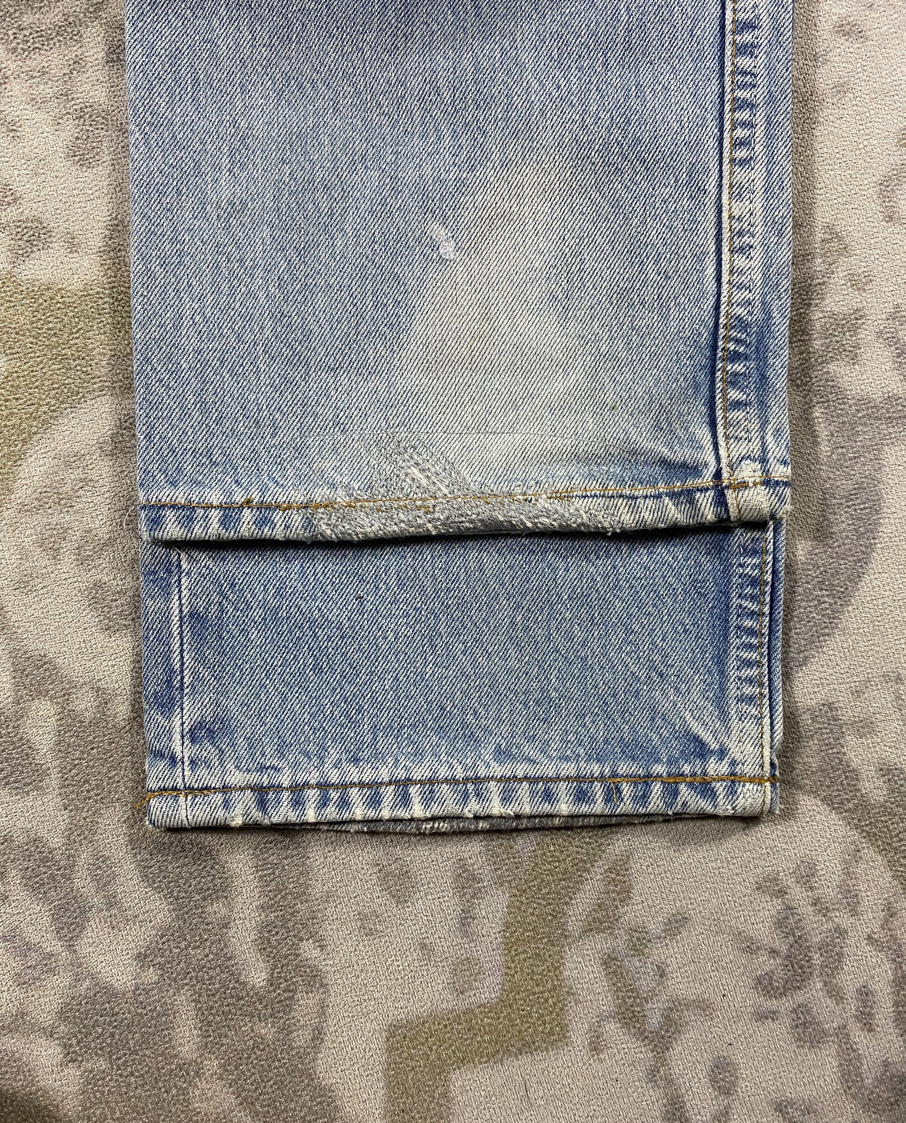 Levi's Blue Wash Vintage Levi's 501 33x33 Denim-JN3962 Size US 33 - 12 Thumbnail