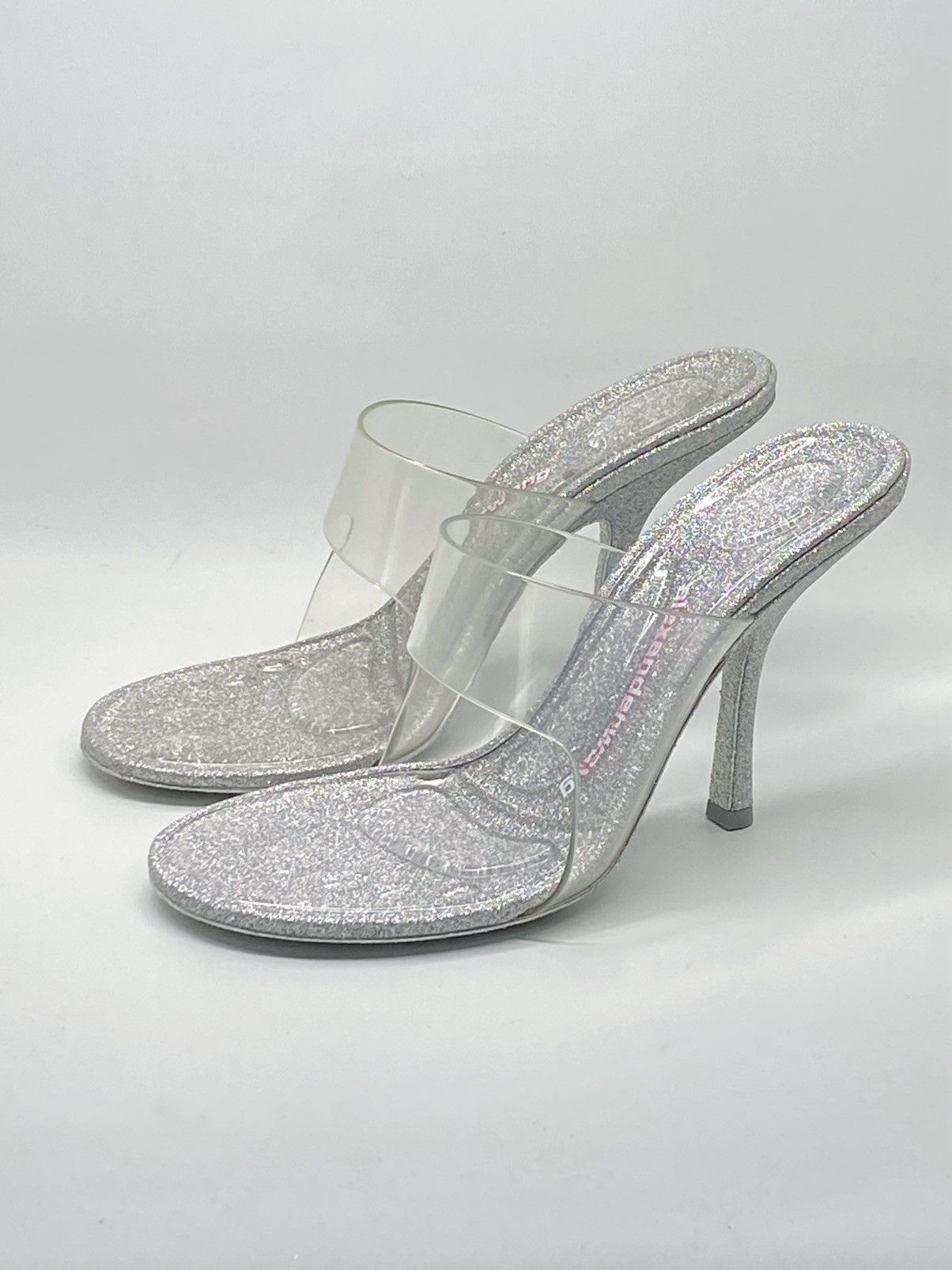 Alexander Wang Alexander Wang Glitter Stiletto Sandals size 39 Size US 9 / IT 39 - 1 Thumbnail