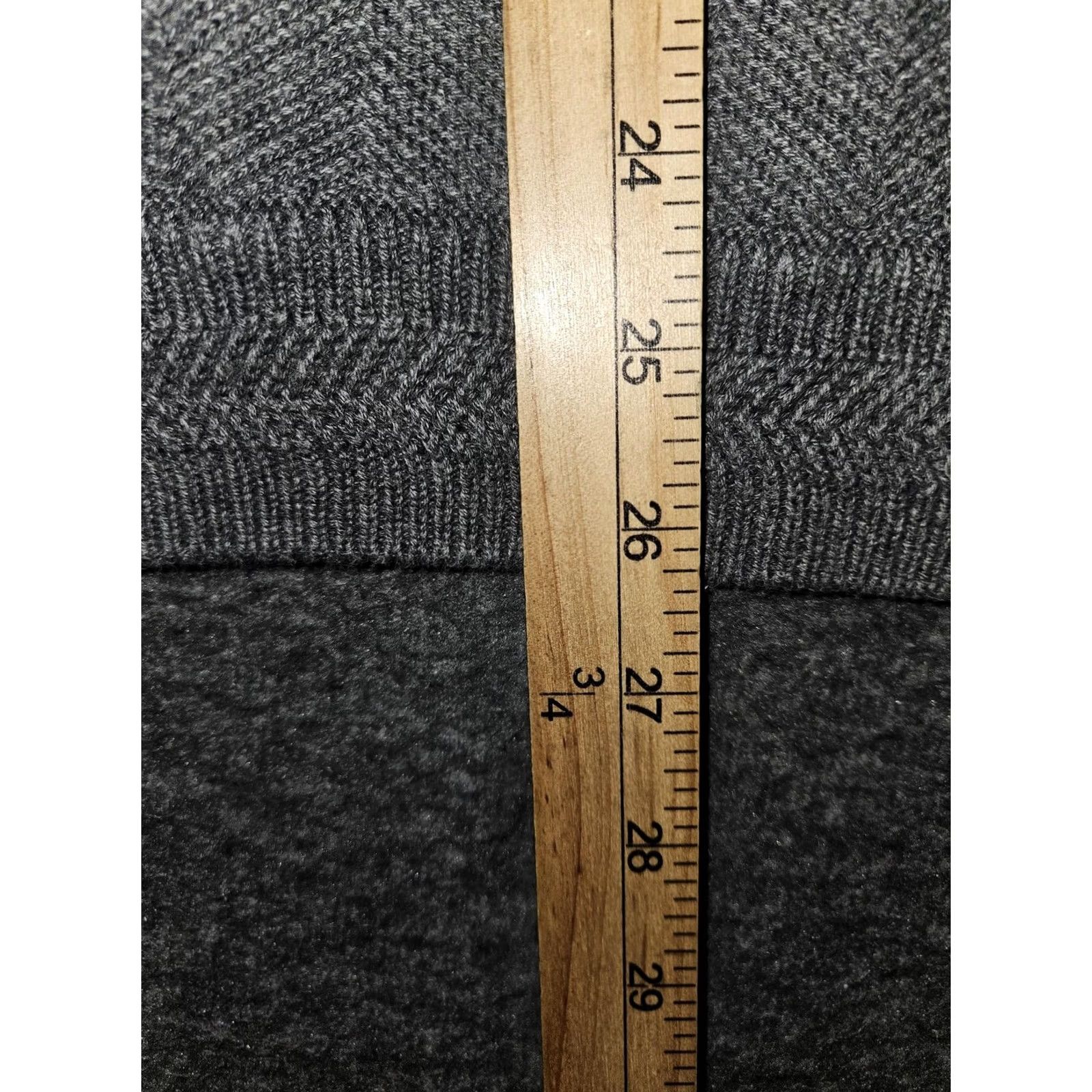 Chaps Chaps Mens Large Gray Cotton Herringbone Crewneck Knit Pullover Sweatshirt Sweater Knit Casual Pullover Size US L / EU 52-54 / 3 - 4 Thumbnail