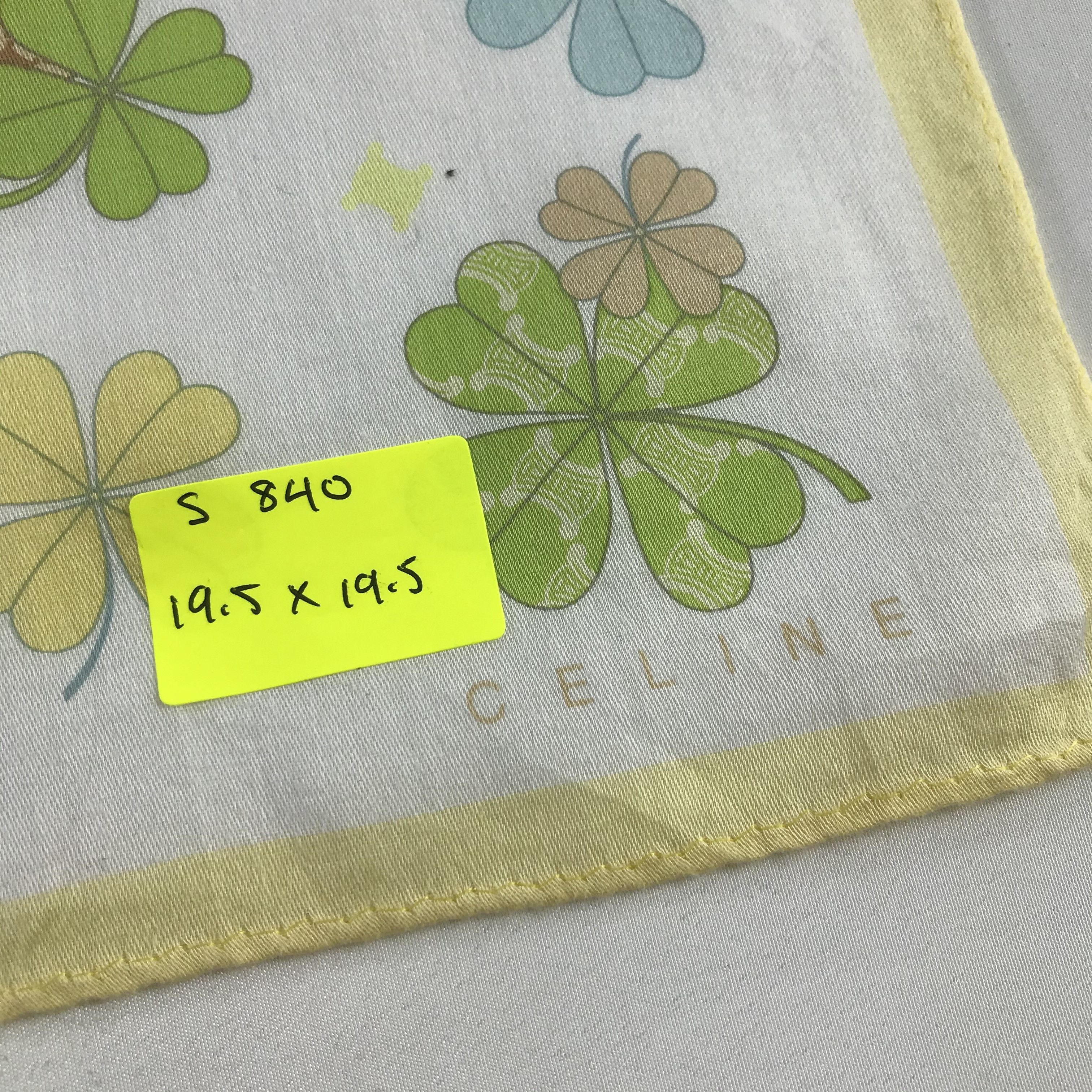 Celine × Vintage Celine Bandana / Handkerchief / Neckerchief - S840 Size ONE SIZE - 5 Thumbnail