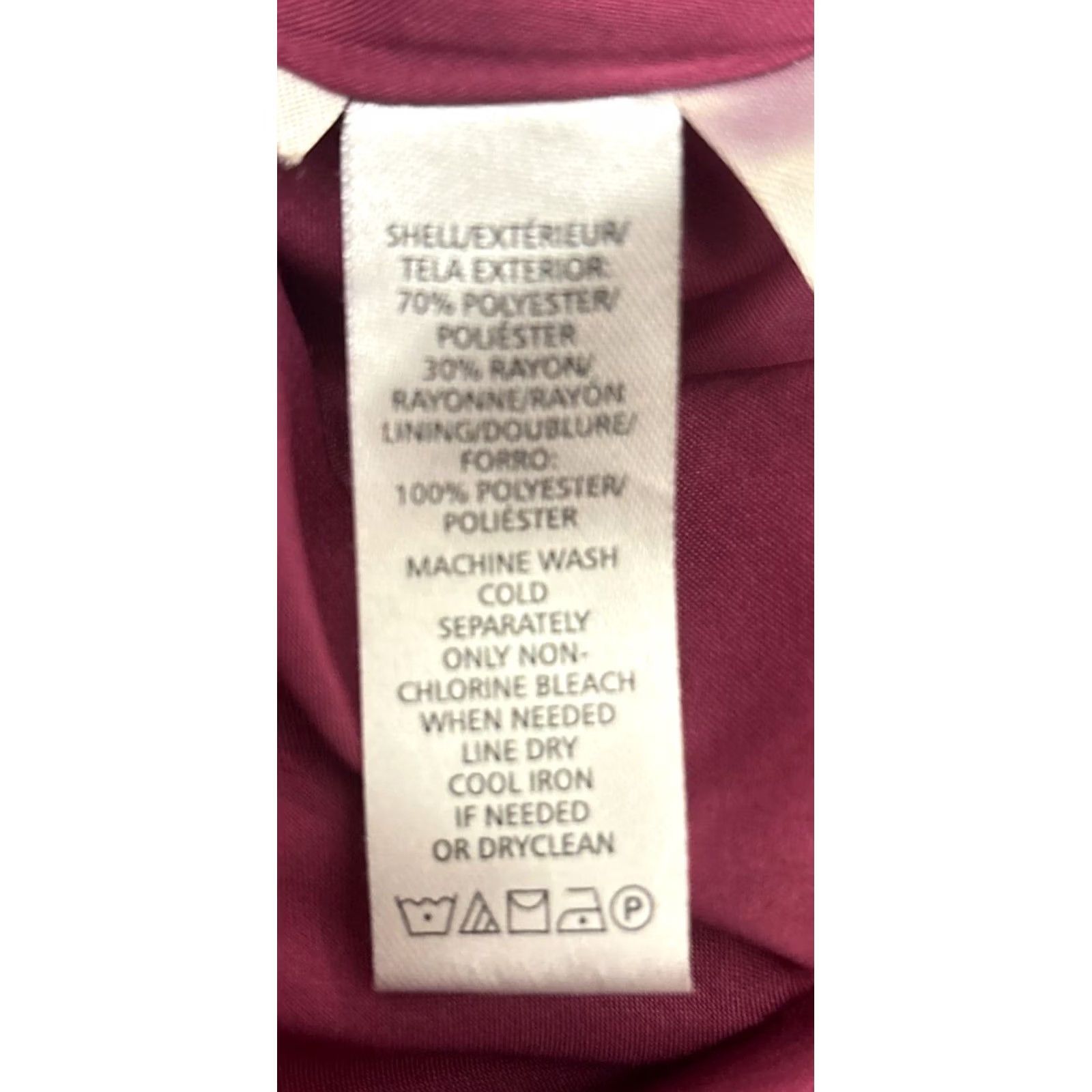Loft LOFT Ann Taylor Mini Skirt Petites 10P W32 Purple straight lined 1613 Size 32" / US 10 / IT 46 - 5 Thumbnail