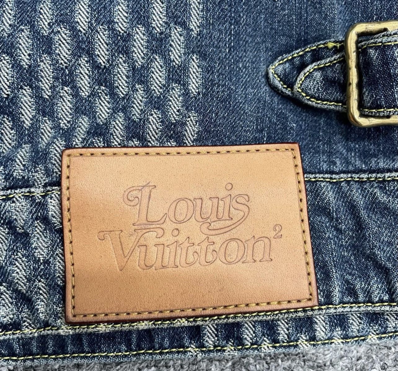 Louis Vuitton Louis Vuitton x Nigo Denim Jacket Sz. 44 Size US L / EU 52-54 / 3 - 8 Thumbnail