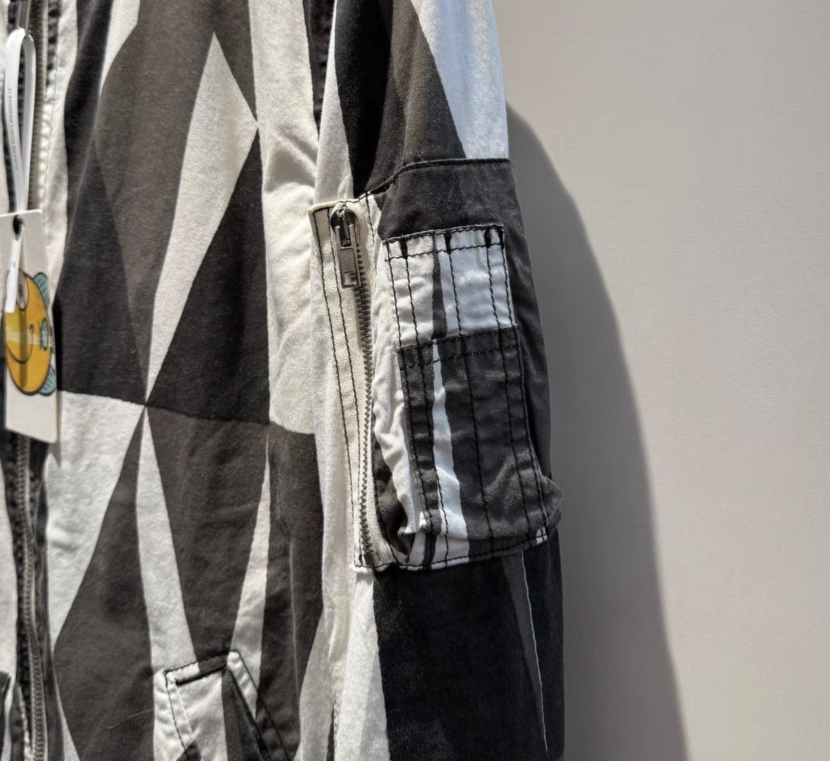 Rick Owens Rick Owens DRKSHDW Secondary Geometric Pattern Classic MA-1 Size US XS / EU 42 / 0 - 3 Thumbnail