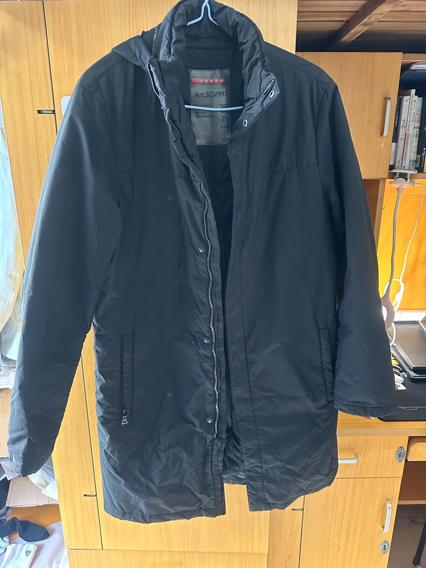 Prada Prada Classic Hooded Cotton Jacket Size US M / EU 48-50 / 2 - 1 Thumbnail