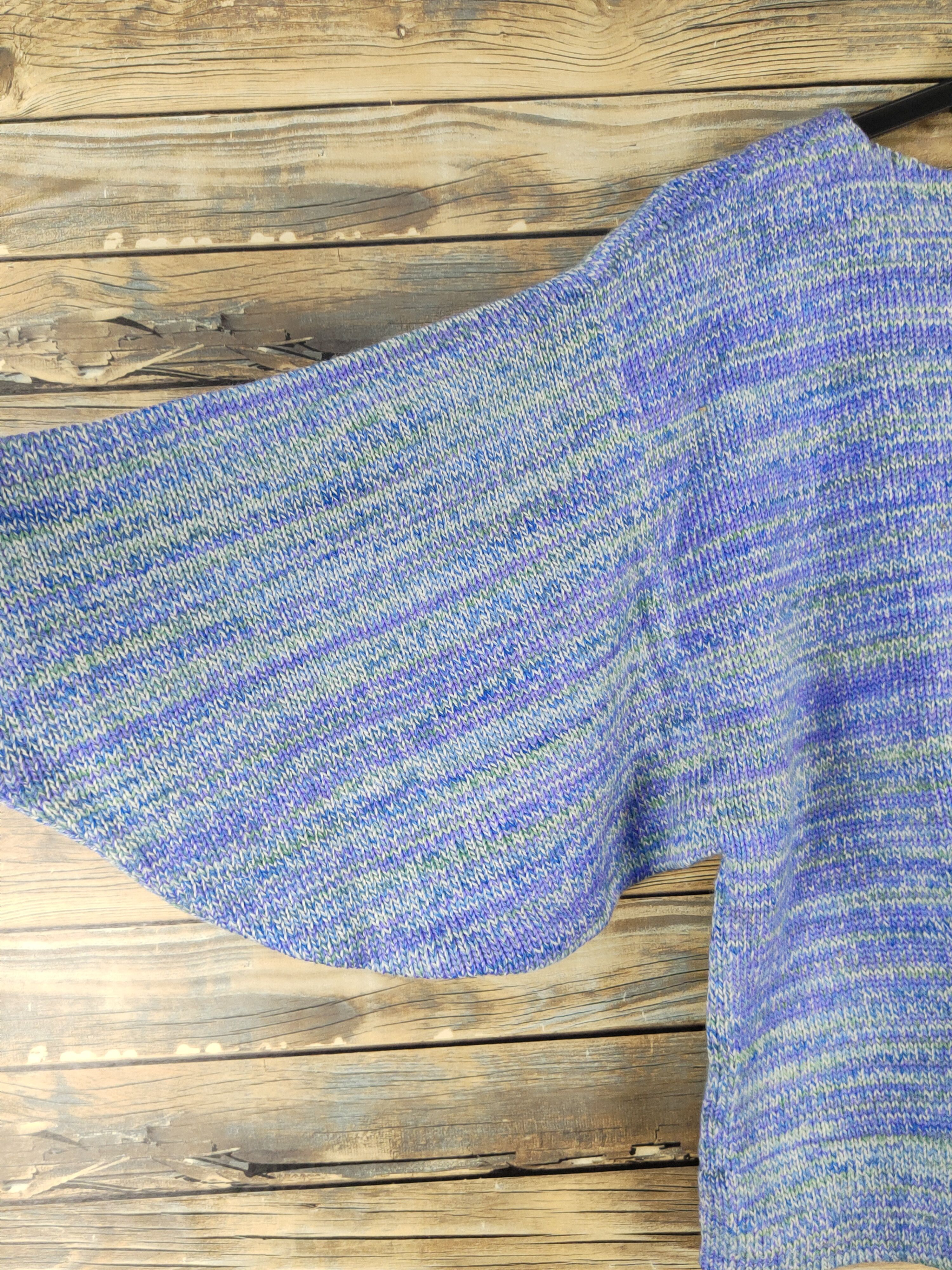 Homespun Knitwear × Japanese Brand Japan vintage kimono Purple Knitwear Cardigan #W1674 Size S / US 4 / IT 40 - 7 Thumbnail