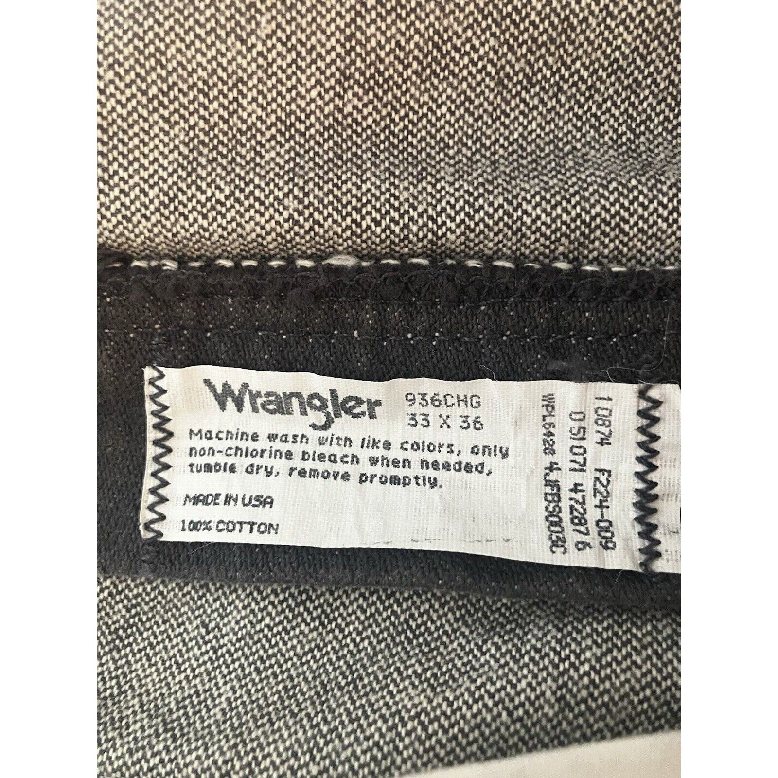 Wrangler Wrangler Jeans Mens 33x36 Blue Denim 936chg Size US 33 - 4 Thumbnail