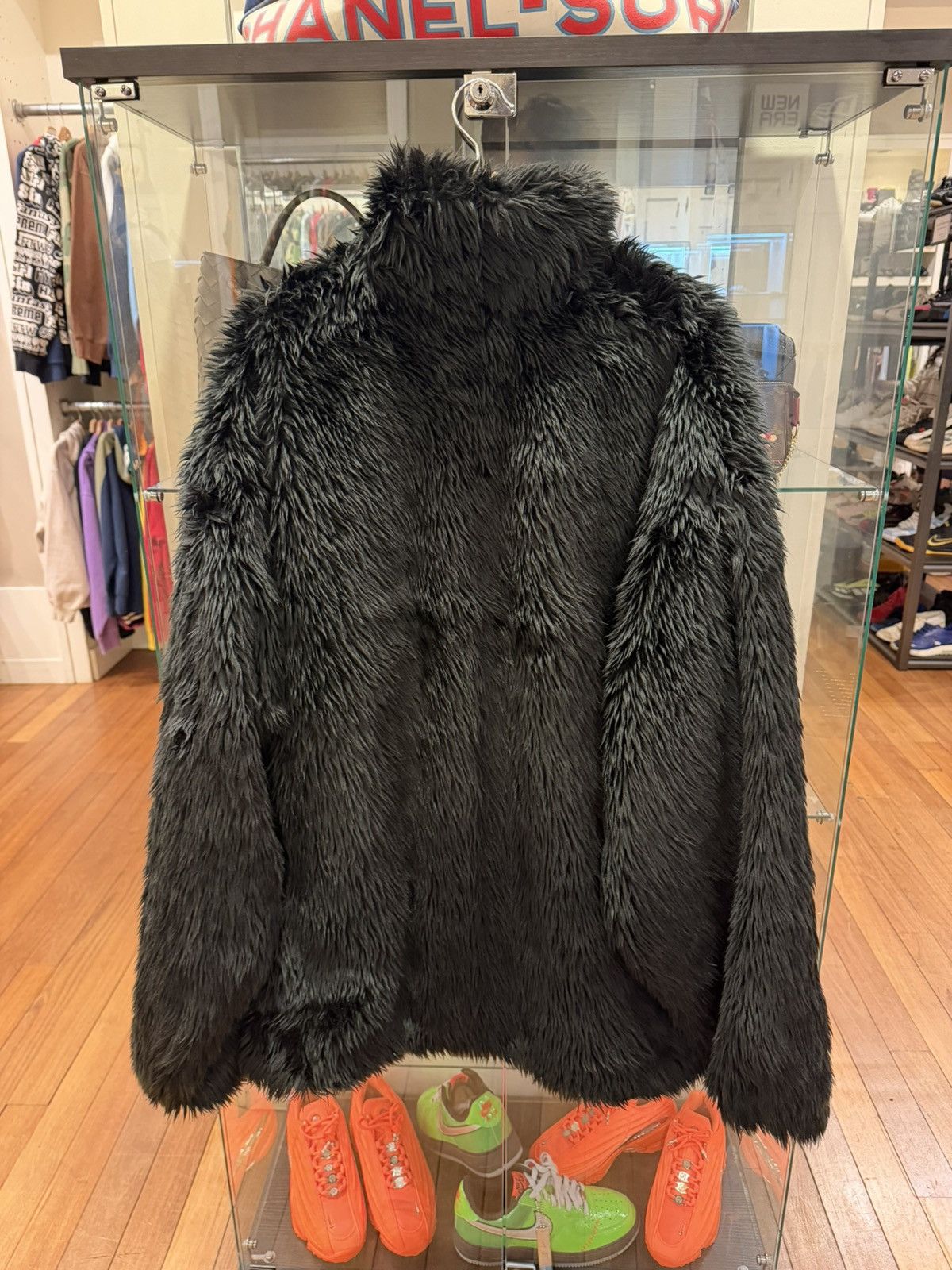 Balenciaga Balenciaga Faux Fur Jacket - Black Size US L / EU 52-54 / 3 - 2 Thumbnail