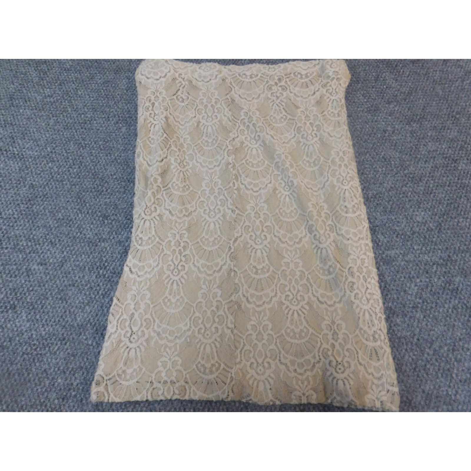 Vintage Est 1946 Womens Skirt L Beige Straight Pencil Size 36" / US 14 / IT 50 - 7 Thumbnail