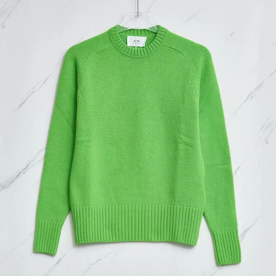 AMI Ami Paris Drop Shoulder Knit Sweater Size US M / EU 48-50 / 2 - 1 Thumbnail