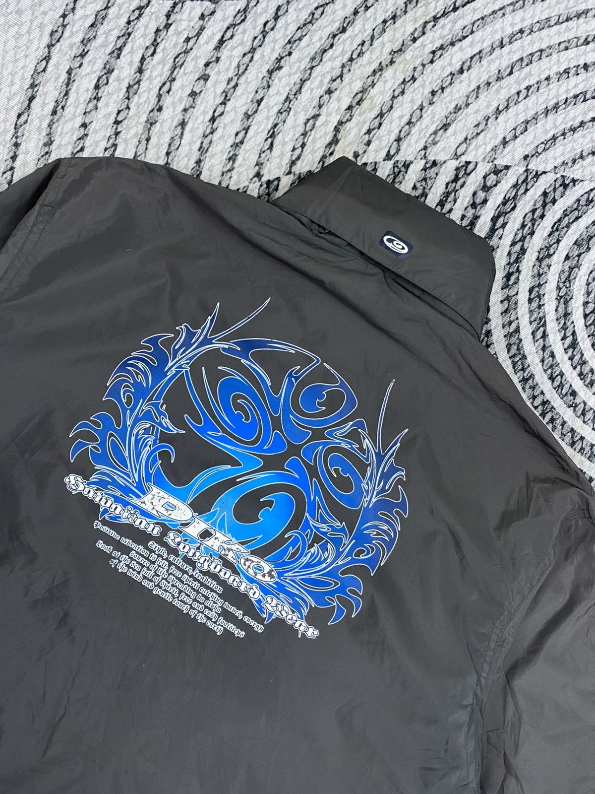 Japanese Brand Vintage PIKO Back Hit Hawaian Longboard Wear Printed Jacket Size US L / EU 52-54 / 3 - 12 Thumbnail