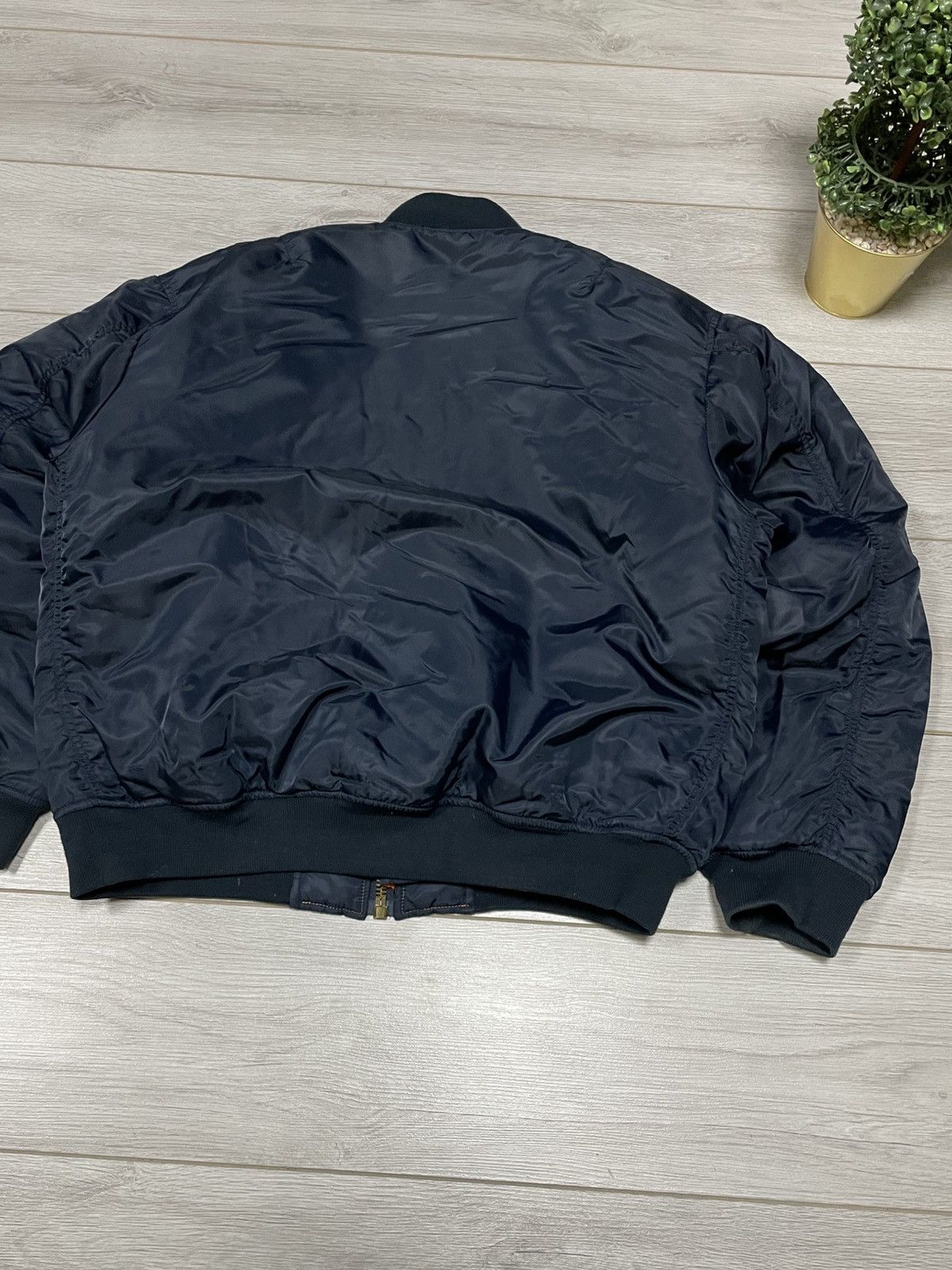 Vintage MA-1 fostex Bomber Flying man vintage zip nylon jacket Size US XL / EU 56 / 4 - 9 Thumbnail