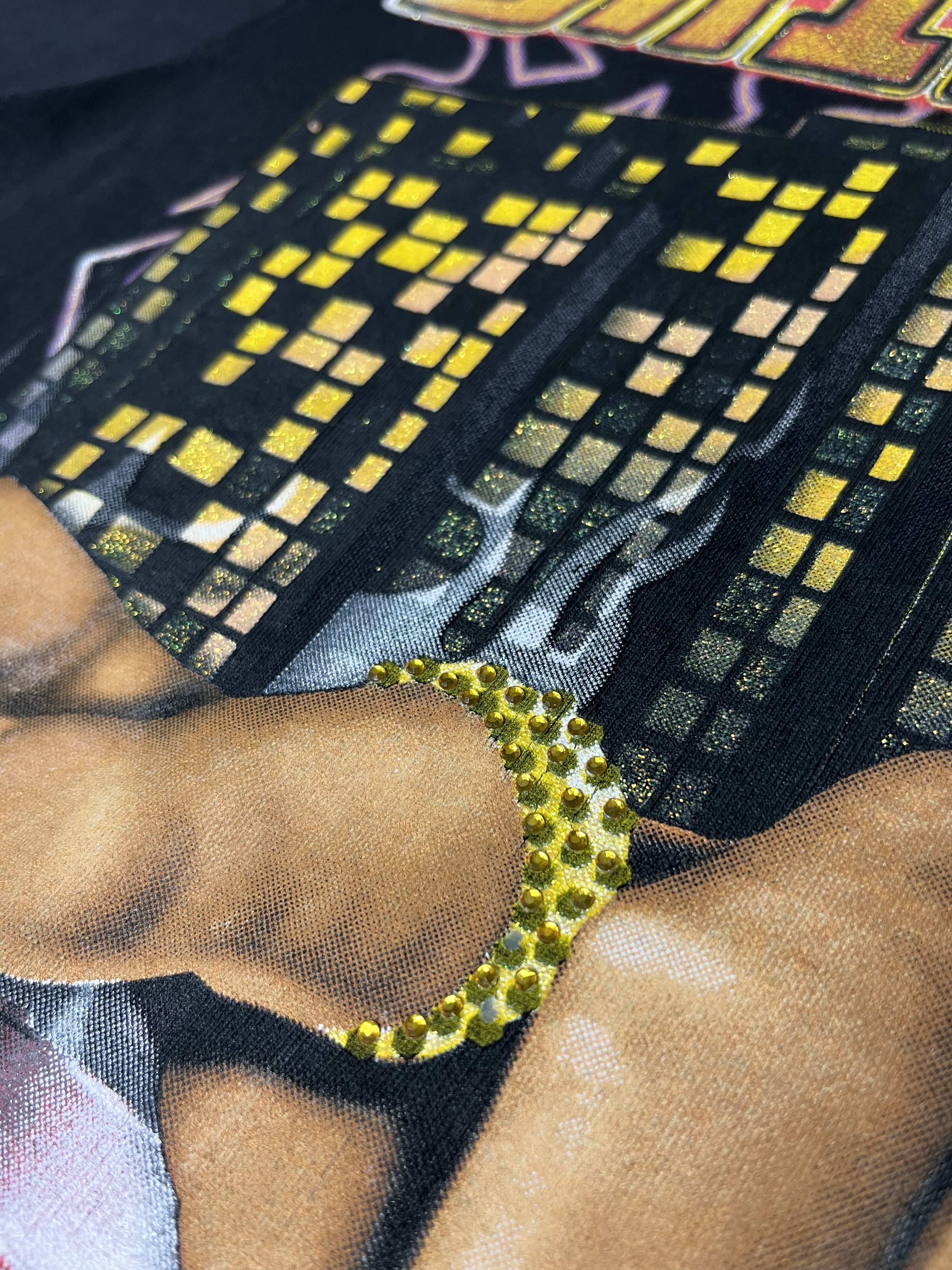 Vintage 1990s FUYA DICE GRINDHARD OVERSIZED BAGGY VINTAGE TEE - № 0 Size US XXL / EU 58 / 5 - 4 Thumbnail
