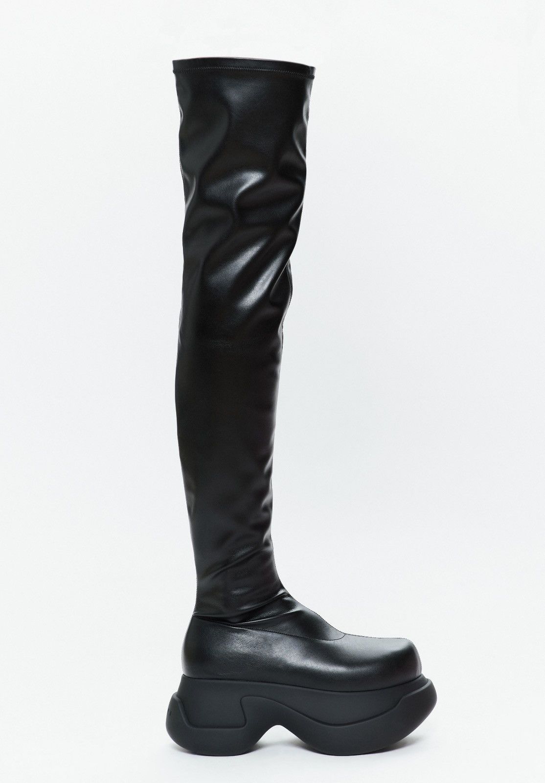Marni Last Size Marni Black Chunky Stretch Boots Size US 11 / IT 41 - 2 Thumbnail