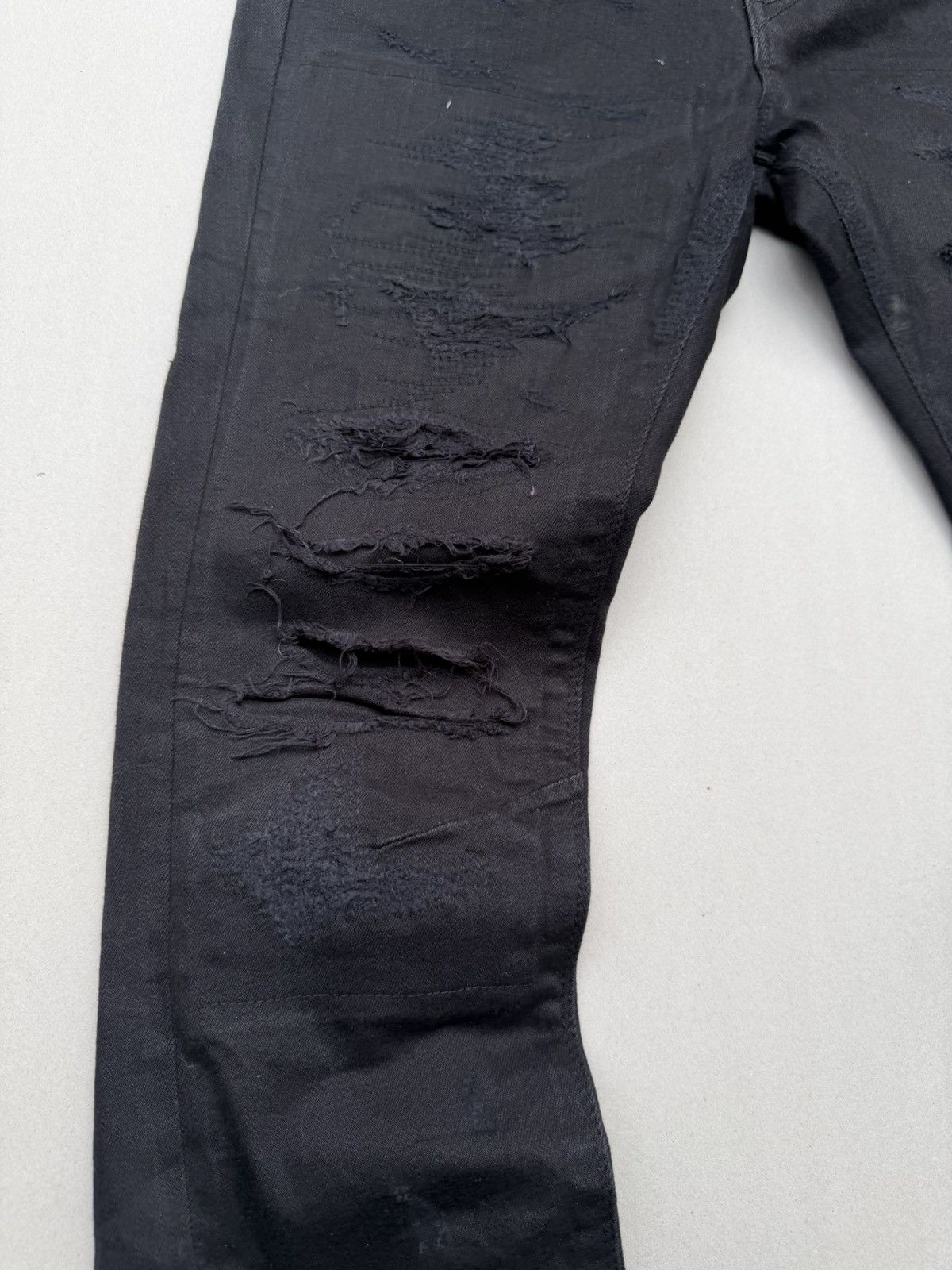 Japanese Brand Go Star The Fuga Lace up flare jeans LHSIZE29 Size US 27 - 4 Thumbnail