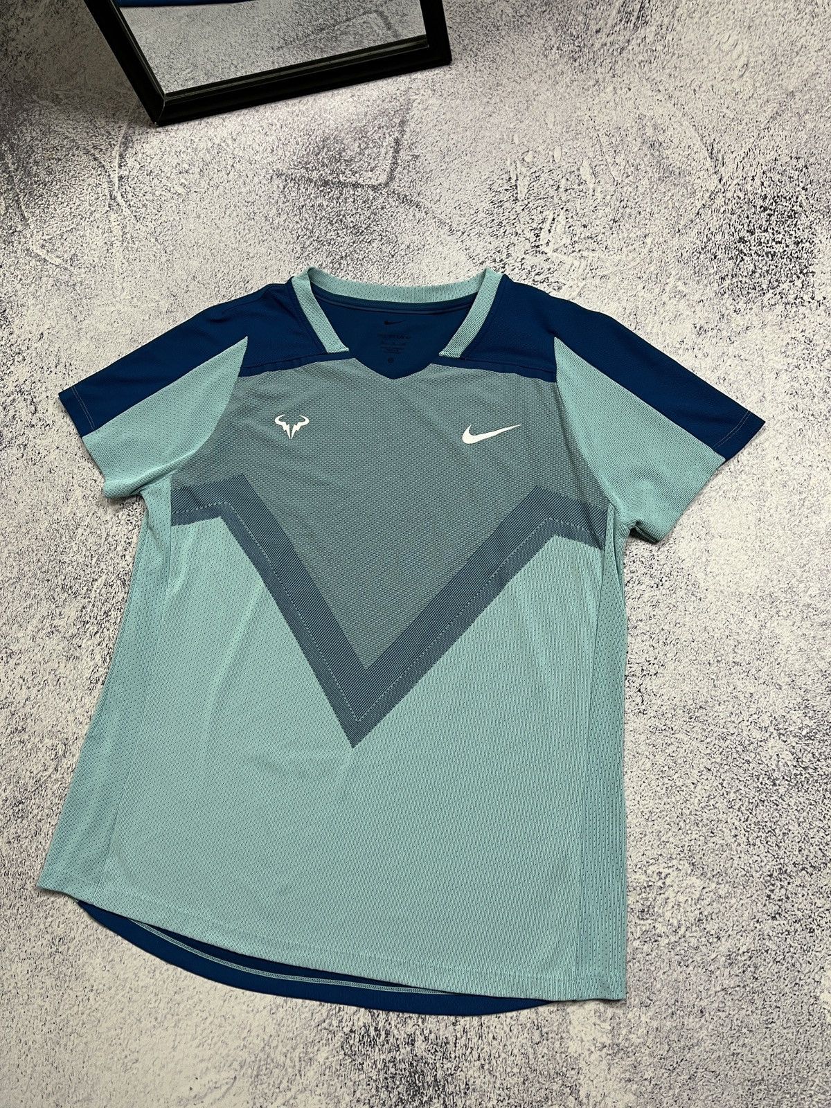 Nike Nike Court Rafael Nadal Dri-Fit ADV Rafa Tennis Jersey Shirt Size US XL / EU 56 / 4 - 3 Thumbnail
