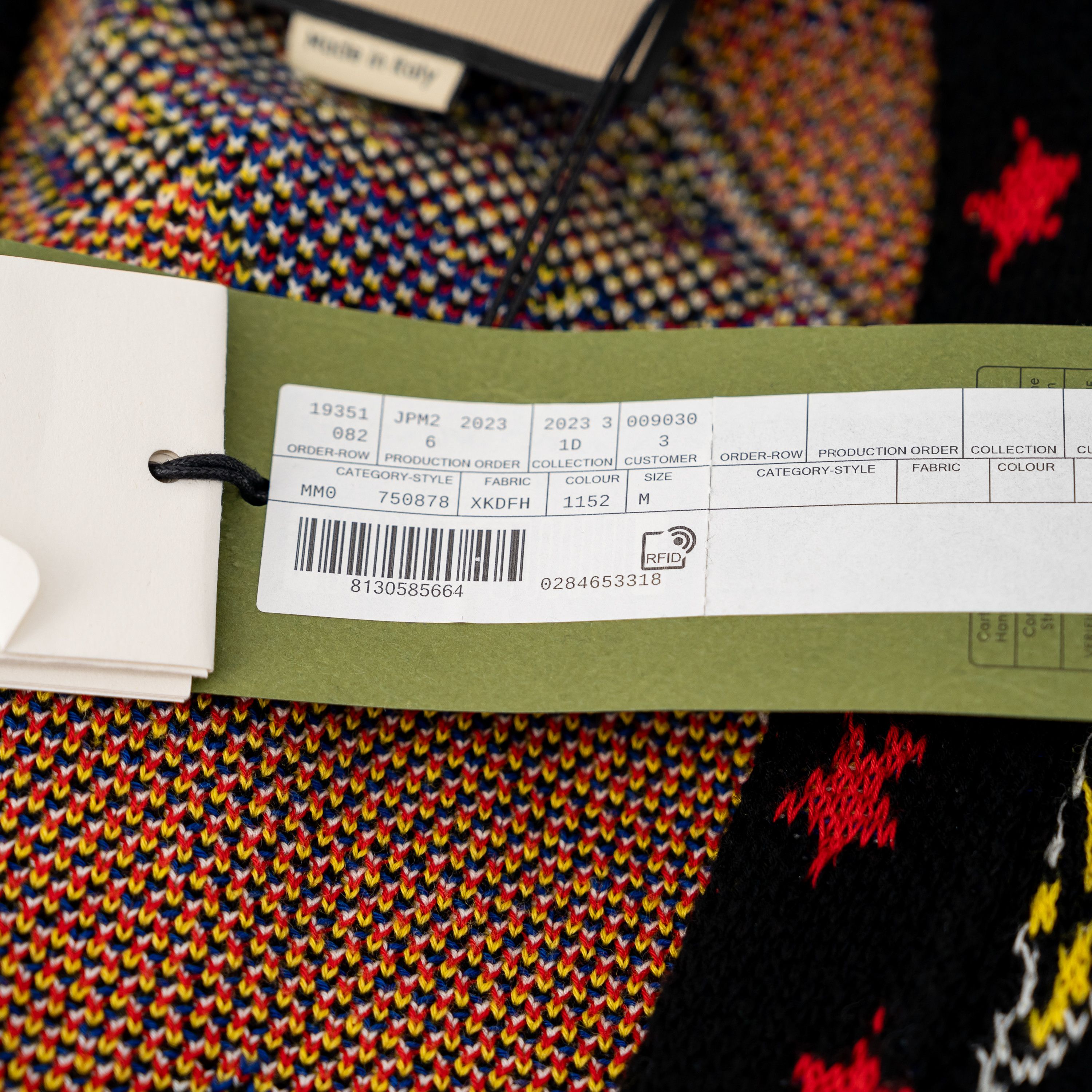 Gucci M Gucci GG Cat Graphic Logo Intarsia Cardigan Black Yellow Size US M / EU 48-50 / 2 - 7 Thumbnail