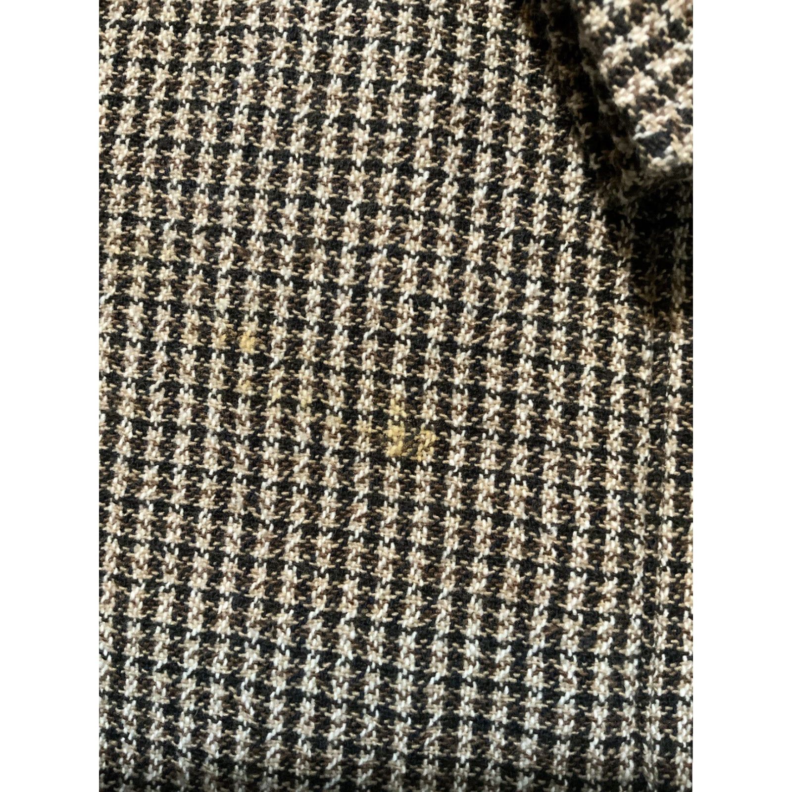 Zara Zara Blazer Jacket XL Relaxed Fit Houndstooth Two Button Sportscoat Mens Size 46R - 7 Thumbnail