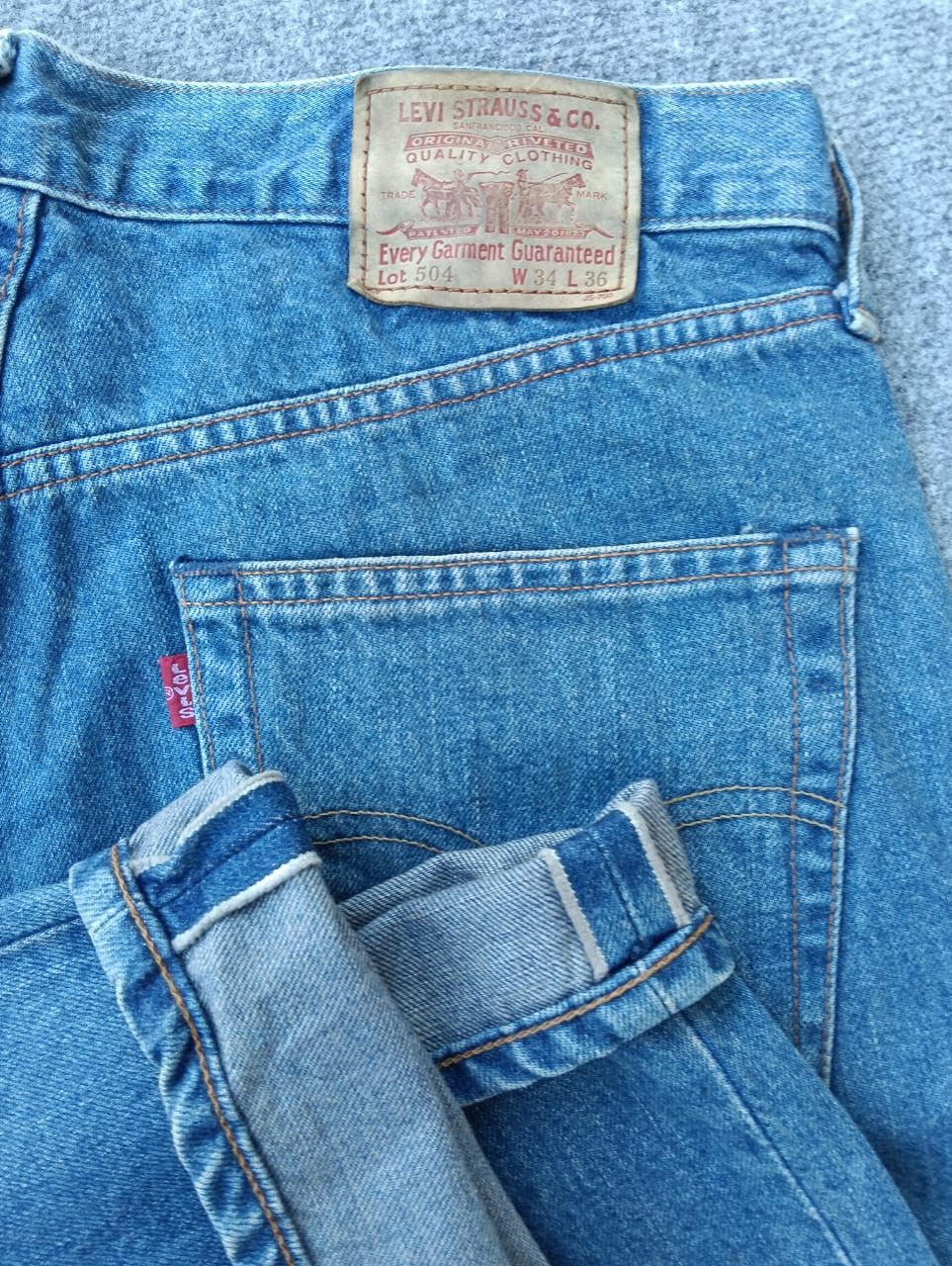Levi's Vintage Levi’s 504 Made in Japan Selvedge Denim Jeans Size US 32 / EU 48 - 15 Thumbnail