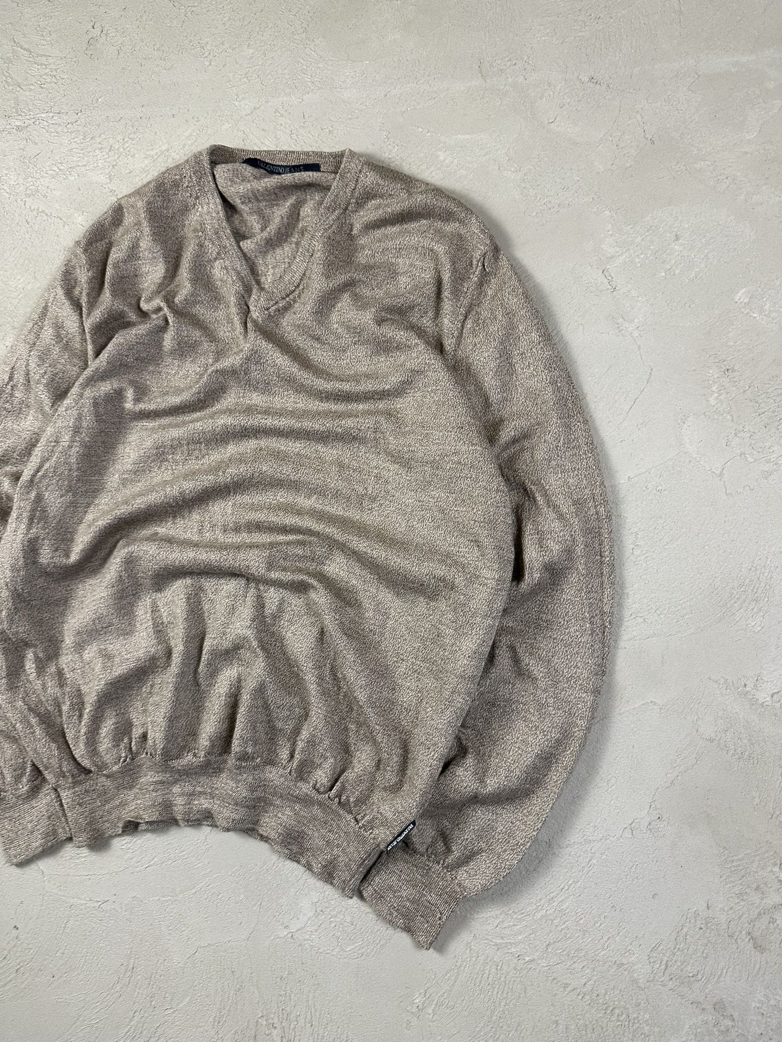 Valentino Vintage Valentino Knit Wool Sweater Oldmoney Size US L / EU 52-54 / 3 - 3 Thumbnail