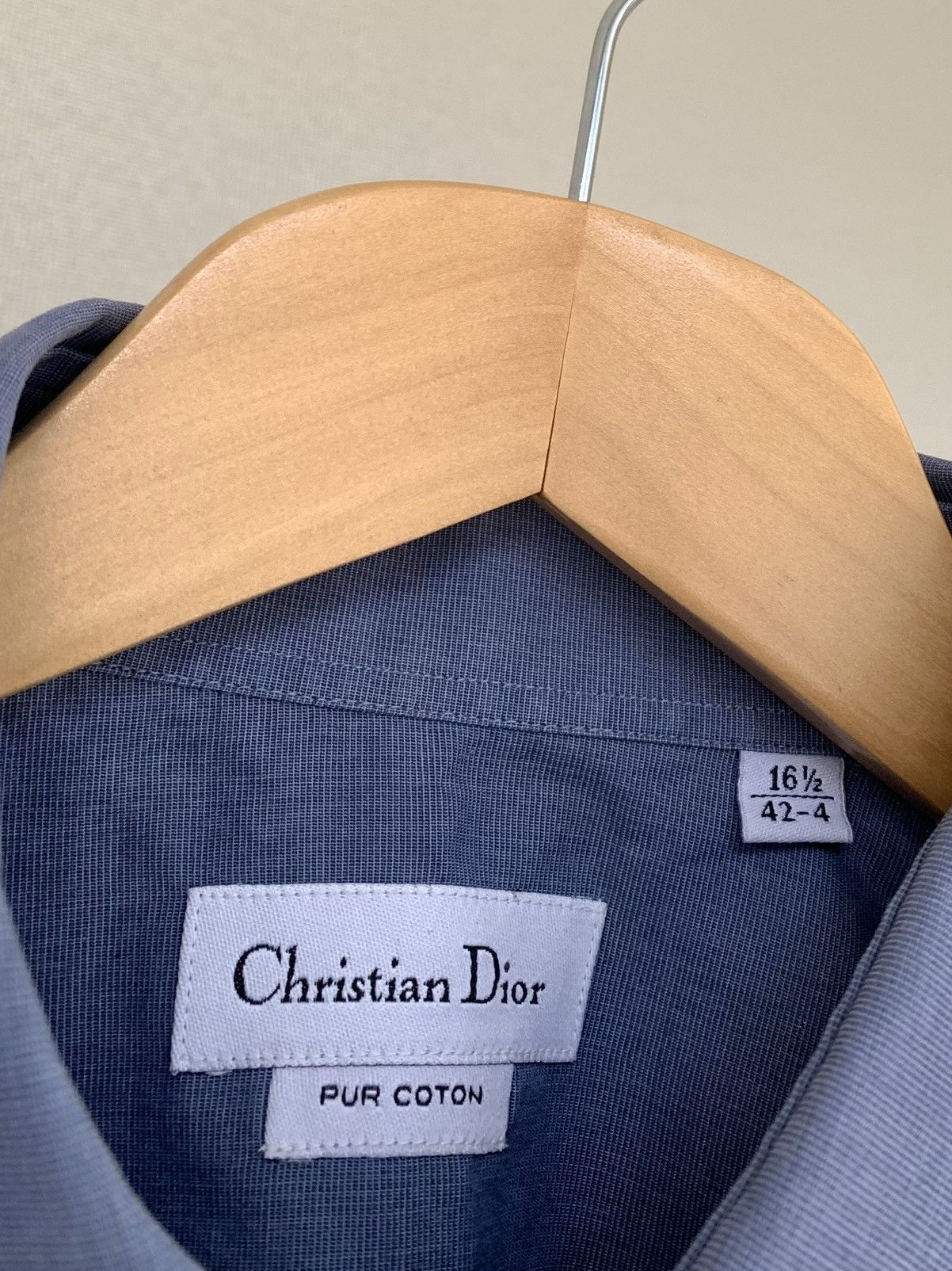 Christian Dior Monsieur Christian Dior Vintage Long Sleeve Button Shirt Size L XL Size US XL / EU 56 / 4 - 5 Thumbnail